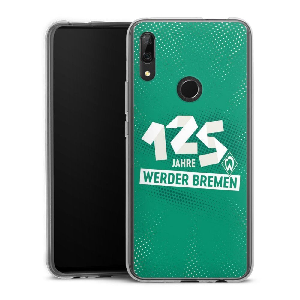 DeinDesign Handyhülle 125 Jahre Werder Bremen Offizielles Lizenzprodukt, Huawei P Smart Z Silikon Hülle Bumper Case Handy Schutzhülle