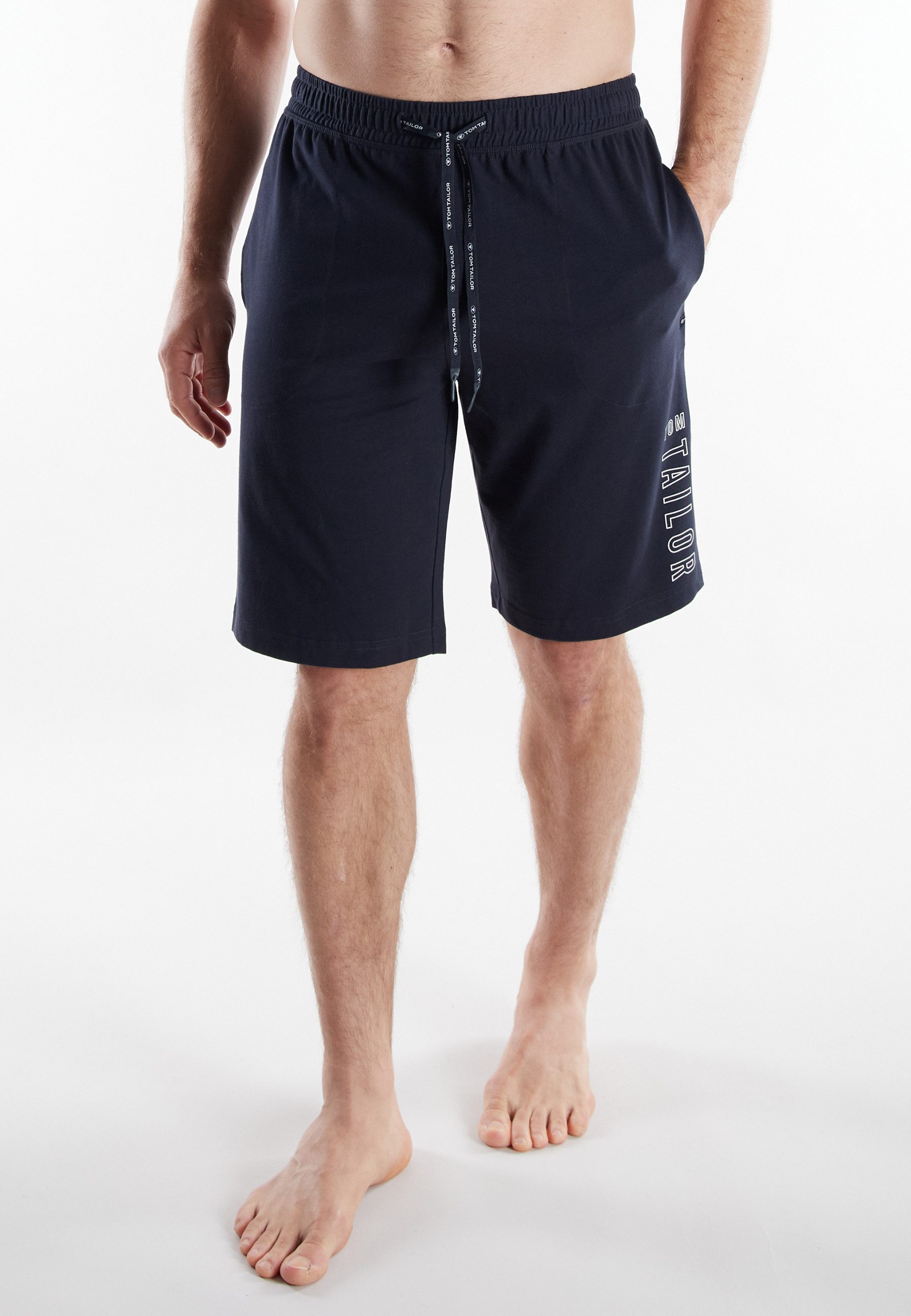 TOM TAILOR Bermudas Single Jersey Material, lockerer Look