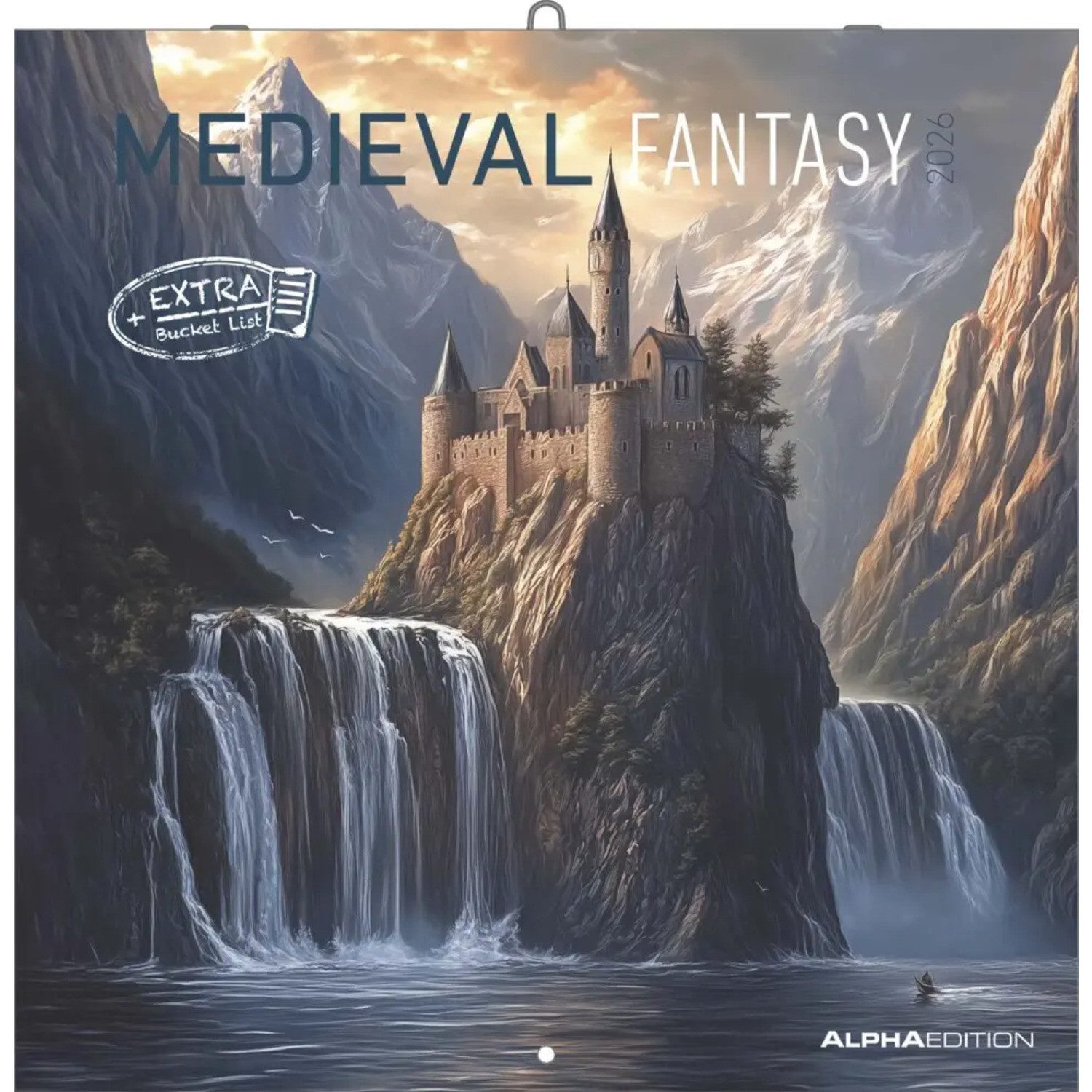 Alpha Edition Wandkalender Alpha Edition - Medieval Fantasy 2026 - Wandkalender 30×30 cm mit...