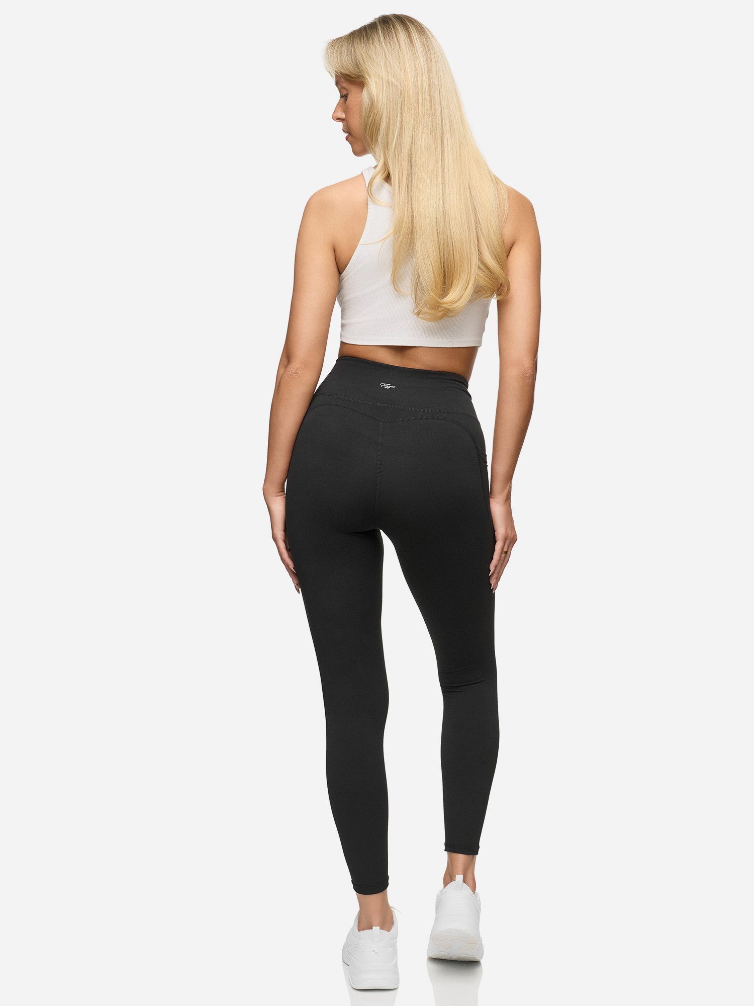 Tazzio Highwaist Leggings F301 Sporthose mit praktischen Seitentaschen, blickdicht & atmungsaktiv