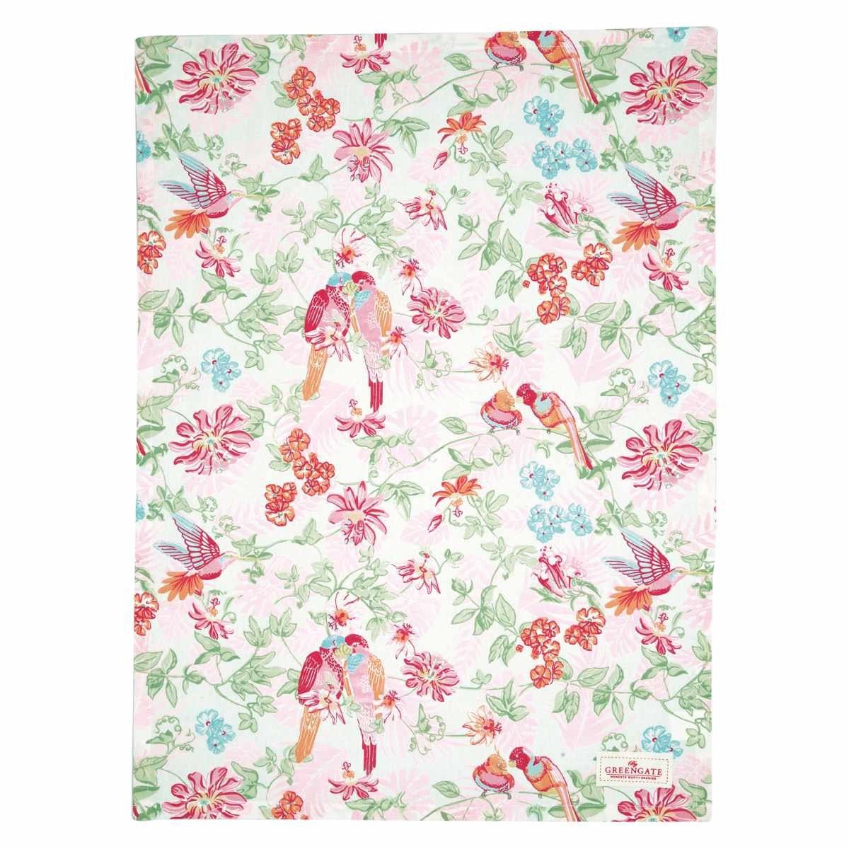 Fallulah Abtrockentücher Geschirrtuch cm 50x70 Küchenhandtuch Greengate White Baumwolle aus