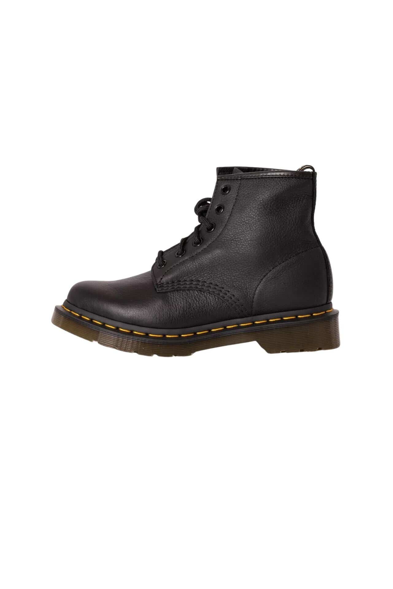 Nähten Virginia mit (2-tlg) gelben MARTENS 101 Schnürstiefel DR.