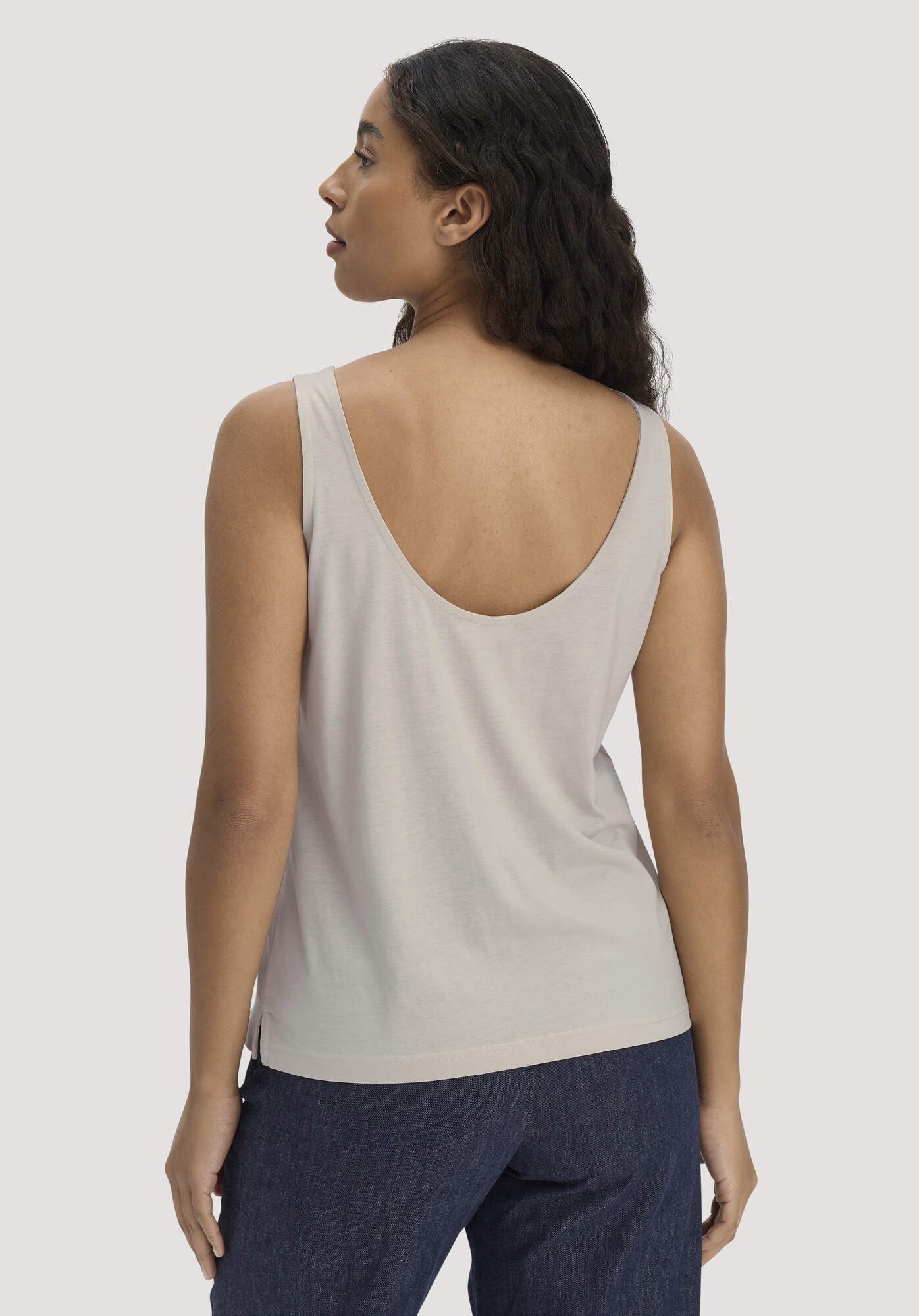 Hessnatur Shirttop aus TENCEL™ Lyocell mit Bio-Baumwolle (1-tlg)