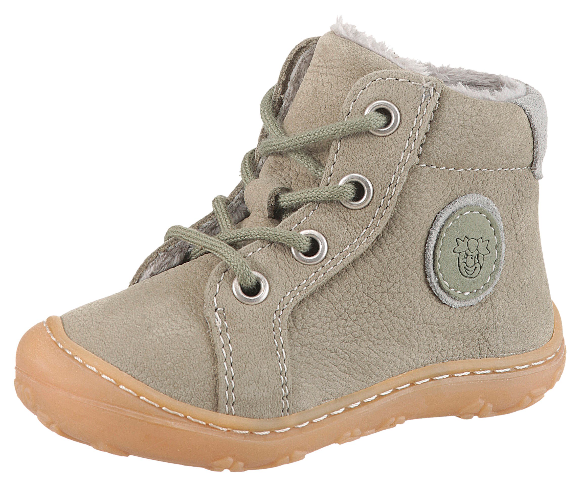 PEPINO by RICOSTA Georgie WMS: weit Lauflernschuh Winterschuh mit Weiten-Meßsystem, Größenschablone zum Download