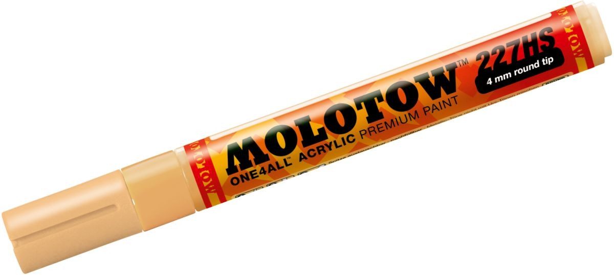 MOLOTOW Permanentmarker Permanentmarker One4All 227 HS nachfüllbar 4mm saharabeige pastell