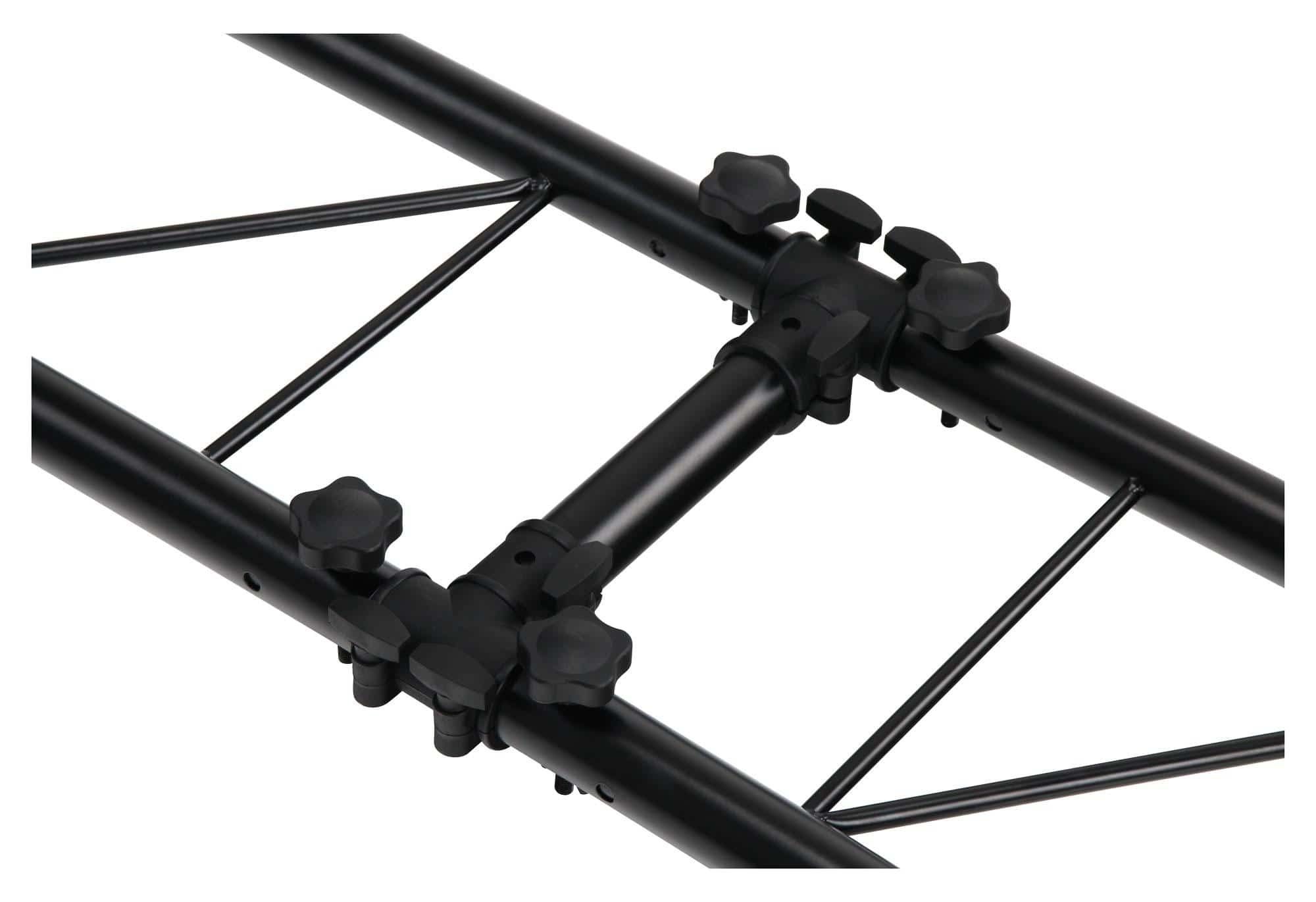 Showlite LTS-100 Traversen System Höhenverstellbar, Belastbar bis 75kg Lampenstativ (Höhenverstellbar von 1,50 - 3,00 Meter) – Bild 4 von 5