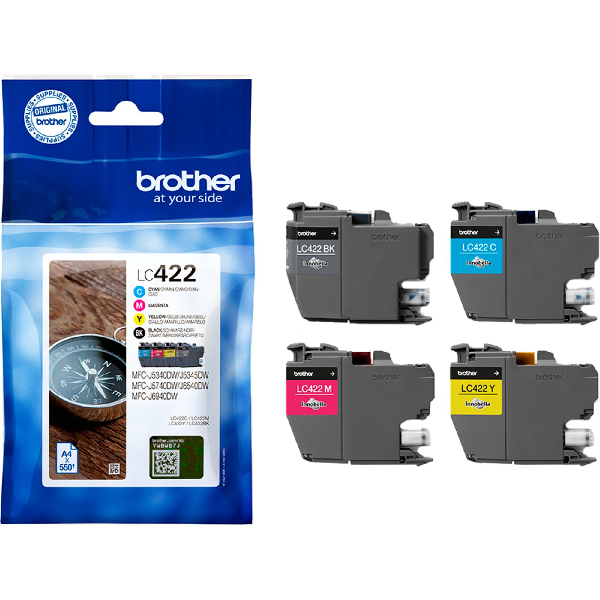 Brother Brother Tinte Valuepack LC-422VAL Tintenpatrone