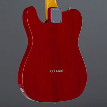 Fender E-Gitarre, American Vintage II 1963 Telecaster RW Crimson Red Transparent - E-G