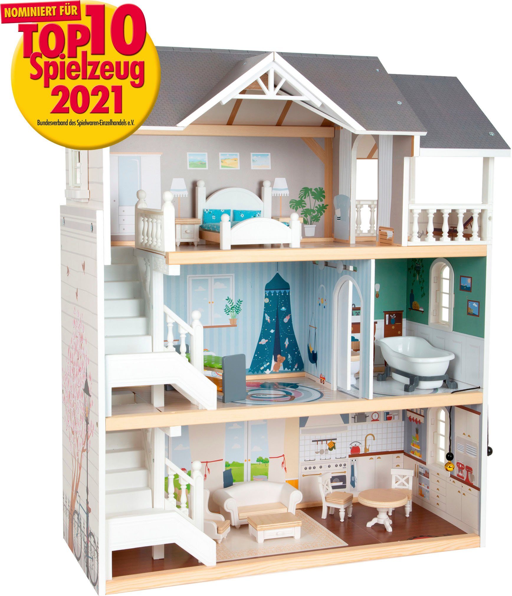 Small Foot Puppenhaus Puppenhaus Stadtvilla günstig online kaufen