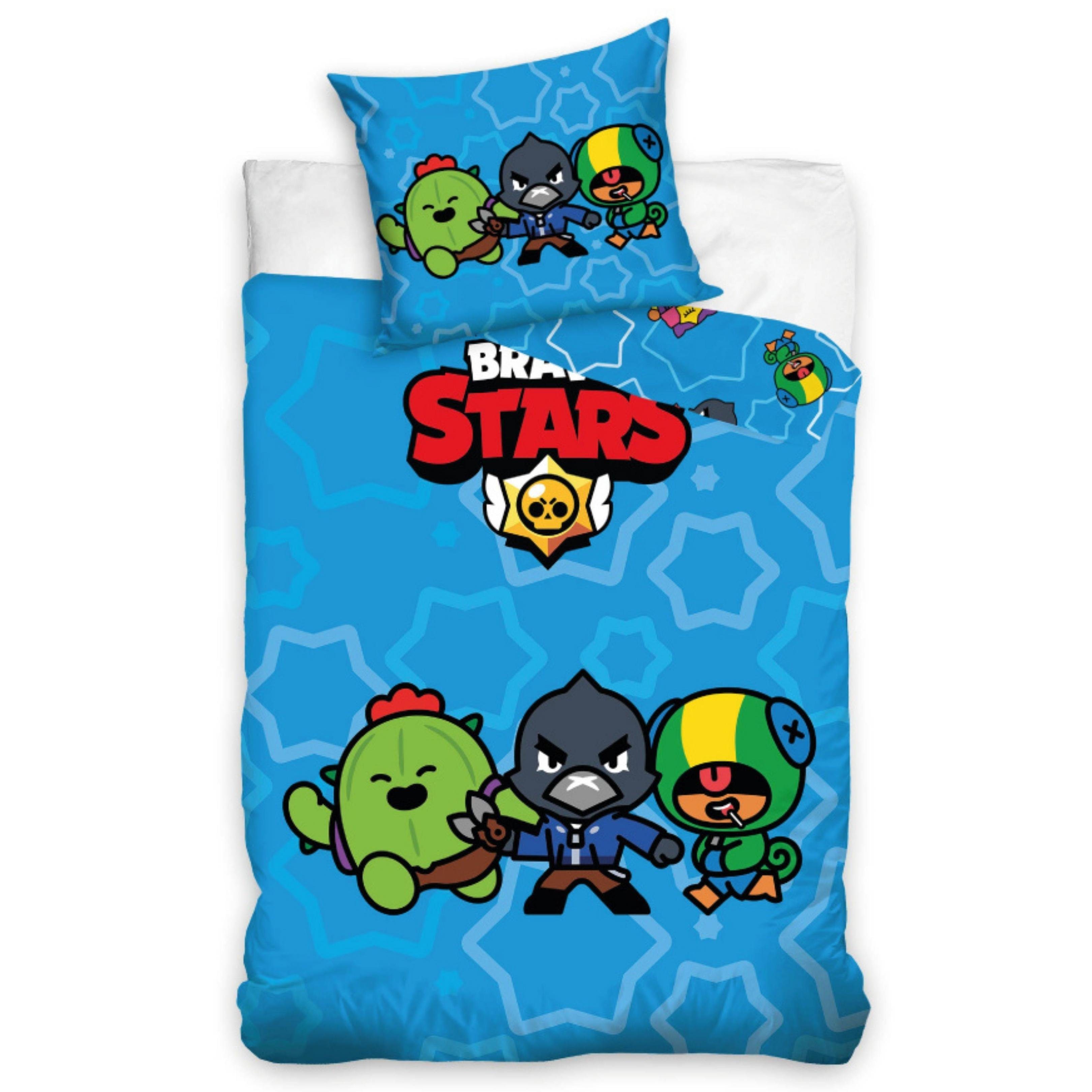 Bettwäsche Brawl Stars 135x200 + 80x80 cm, 100 % Baumwolle