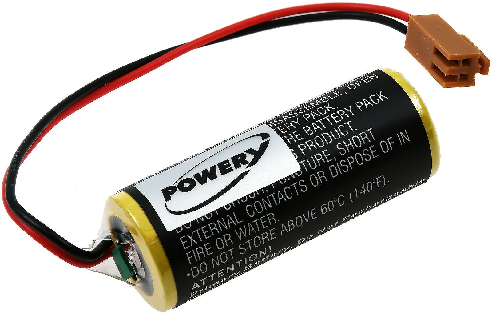 Powery SPS-Lithiumbatterie für Sanyo CR17450SE-R Batterie, (3 V)
