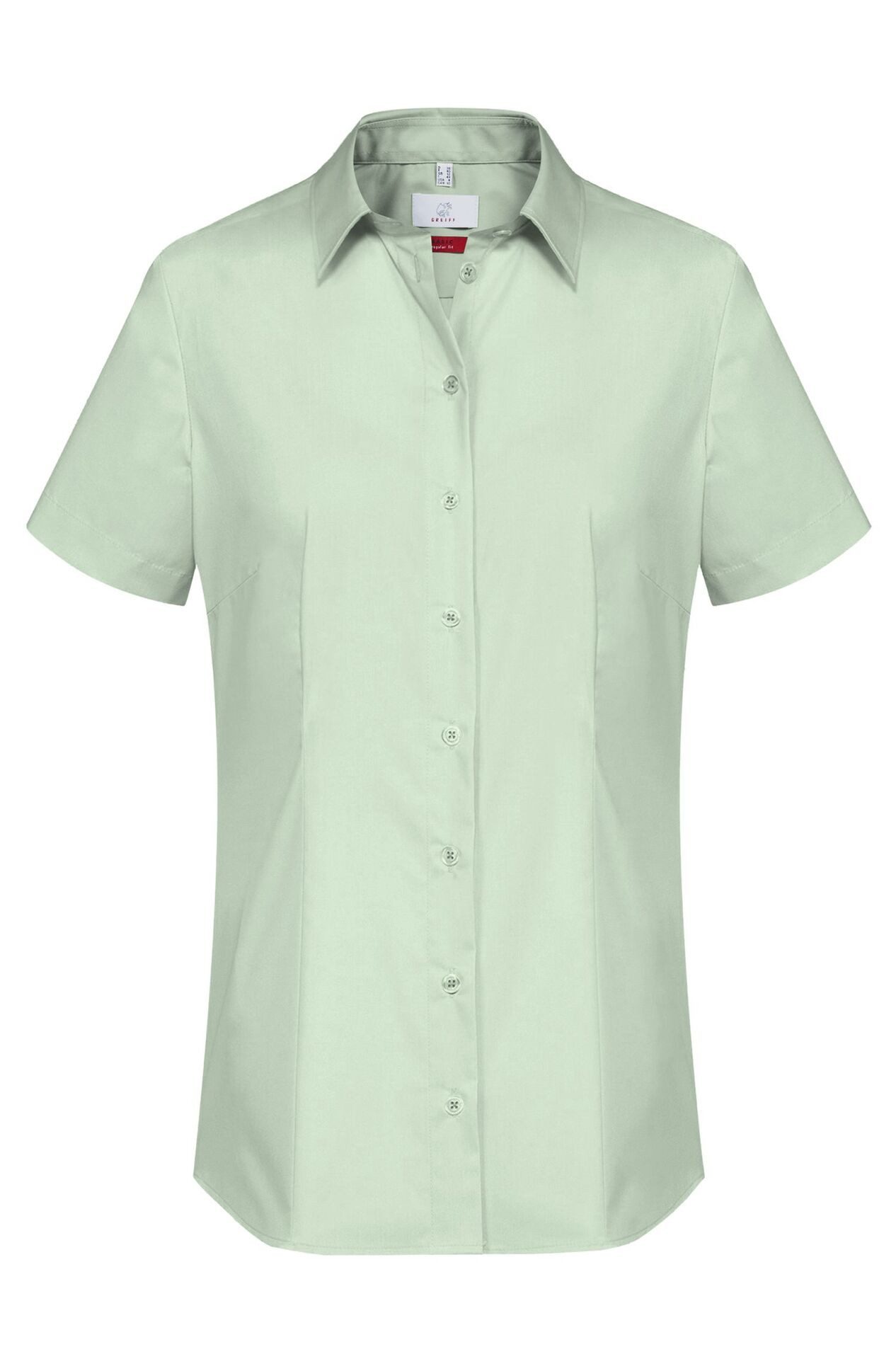 GREIFF Langarmbluse Greiff Essentials BASIC Damen Bluse Kurzarm Kent Regula günstig online kaufen