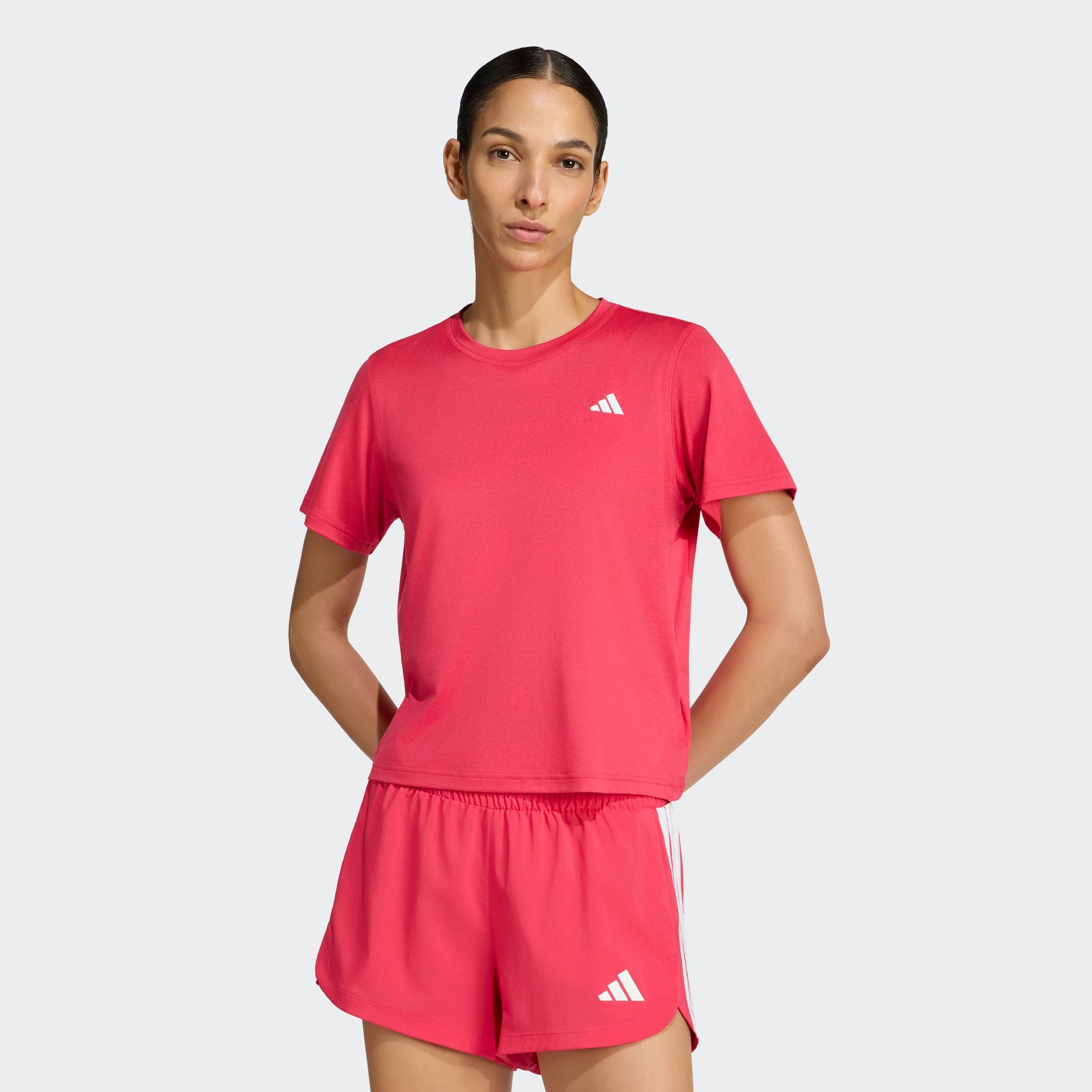 adidas Performance T-Shirt WORKOUT ESSENTIALS für Erwachsene, mit Rundhalsausschnitt, ohne Verschluss, aus Polyester