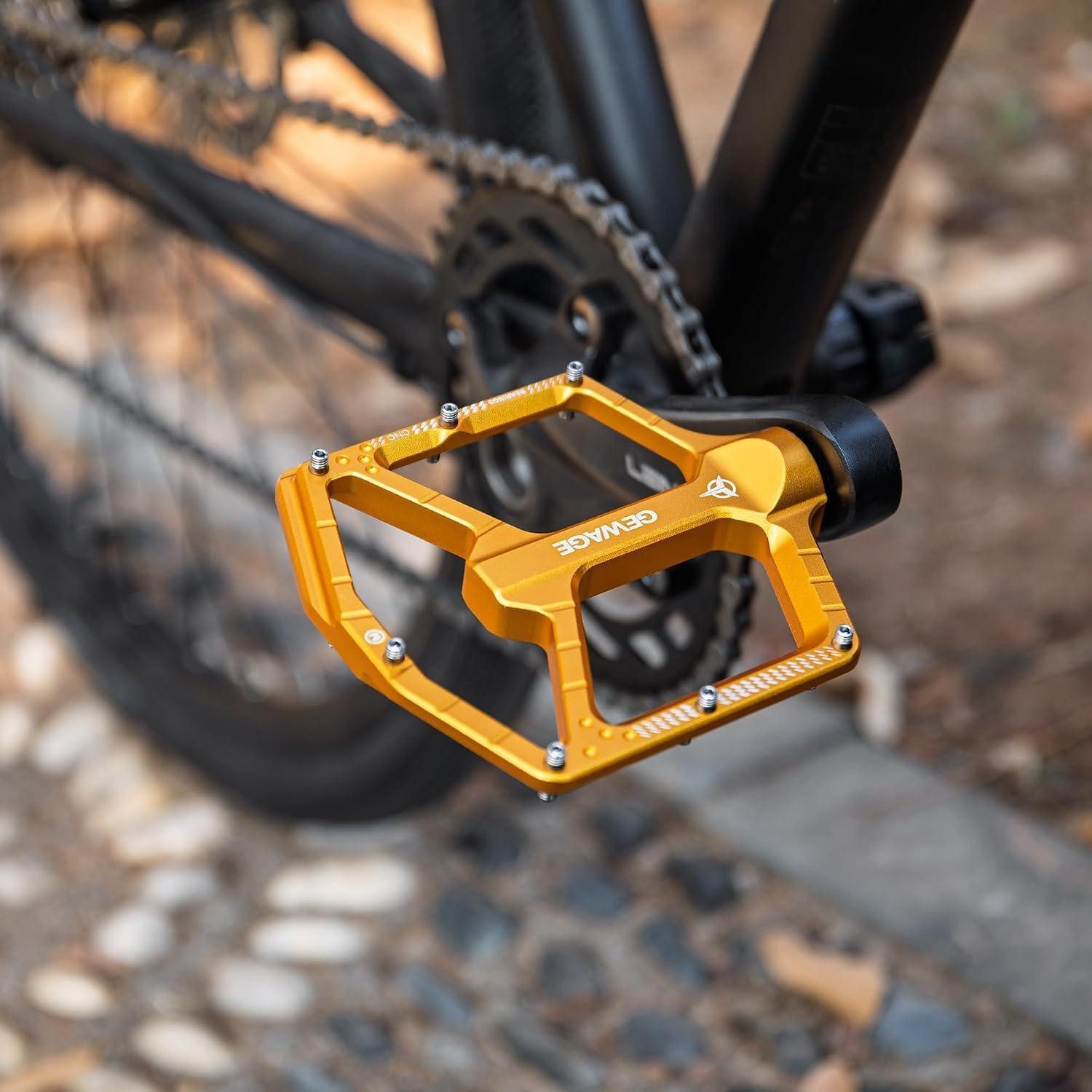 LuxusKollektion Plattformpedale MTB Pedale Profi-Edition Gold