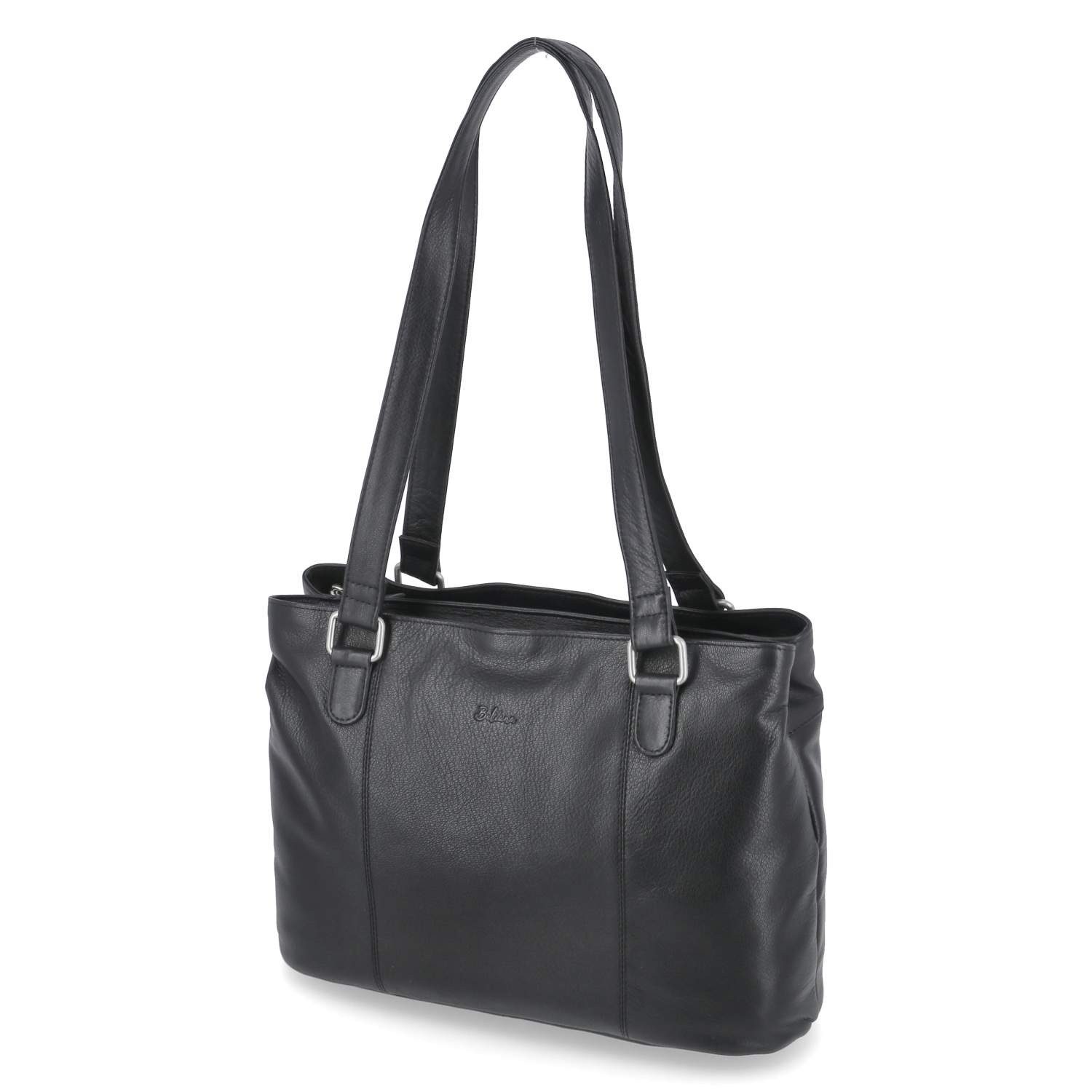 Beliana Handtasche Beliana BEL1510-01 Damen Umhängetaschen Glattleder schwarz