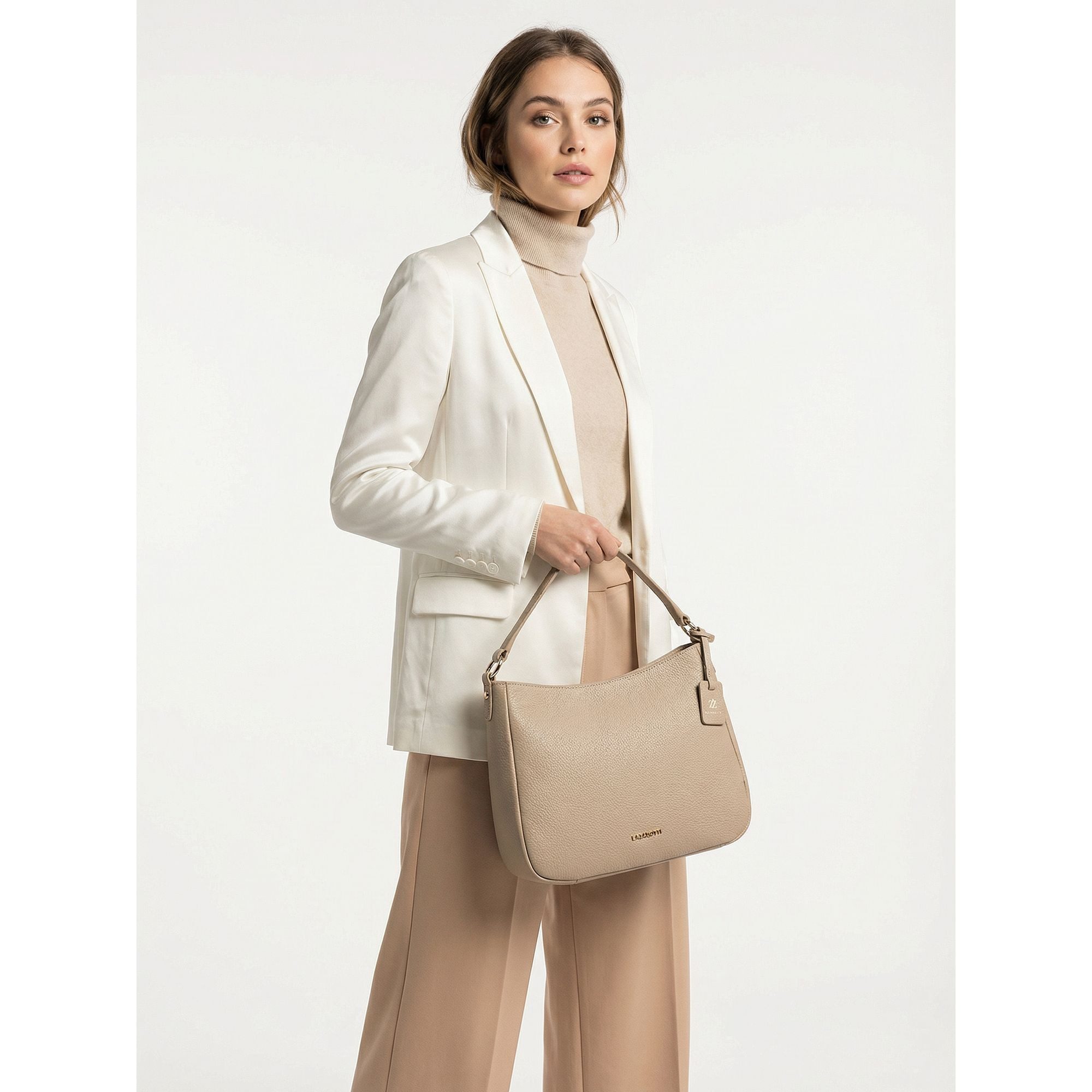 Lazarotti Schultertasche Bologna Leather, Leder günstig online kaufen
