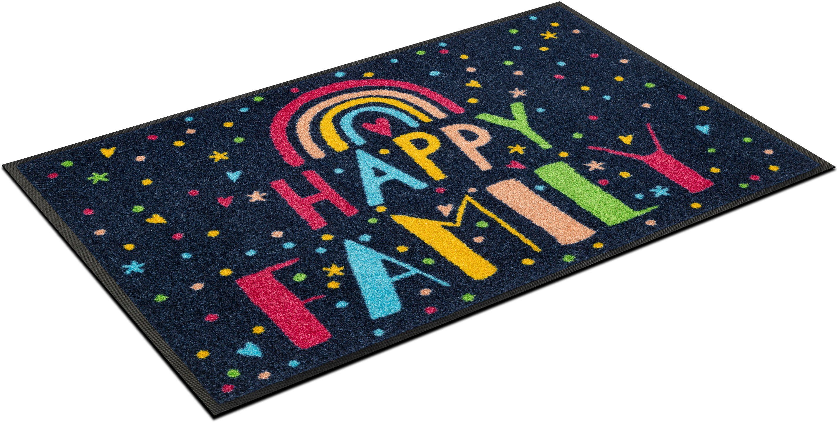 wash+dry by Kleen-Tex Fußmatte Sparkle Family, rechteckig, Höhe: 7 mm
