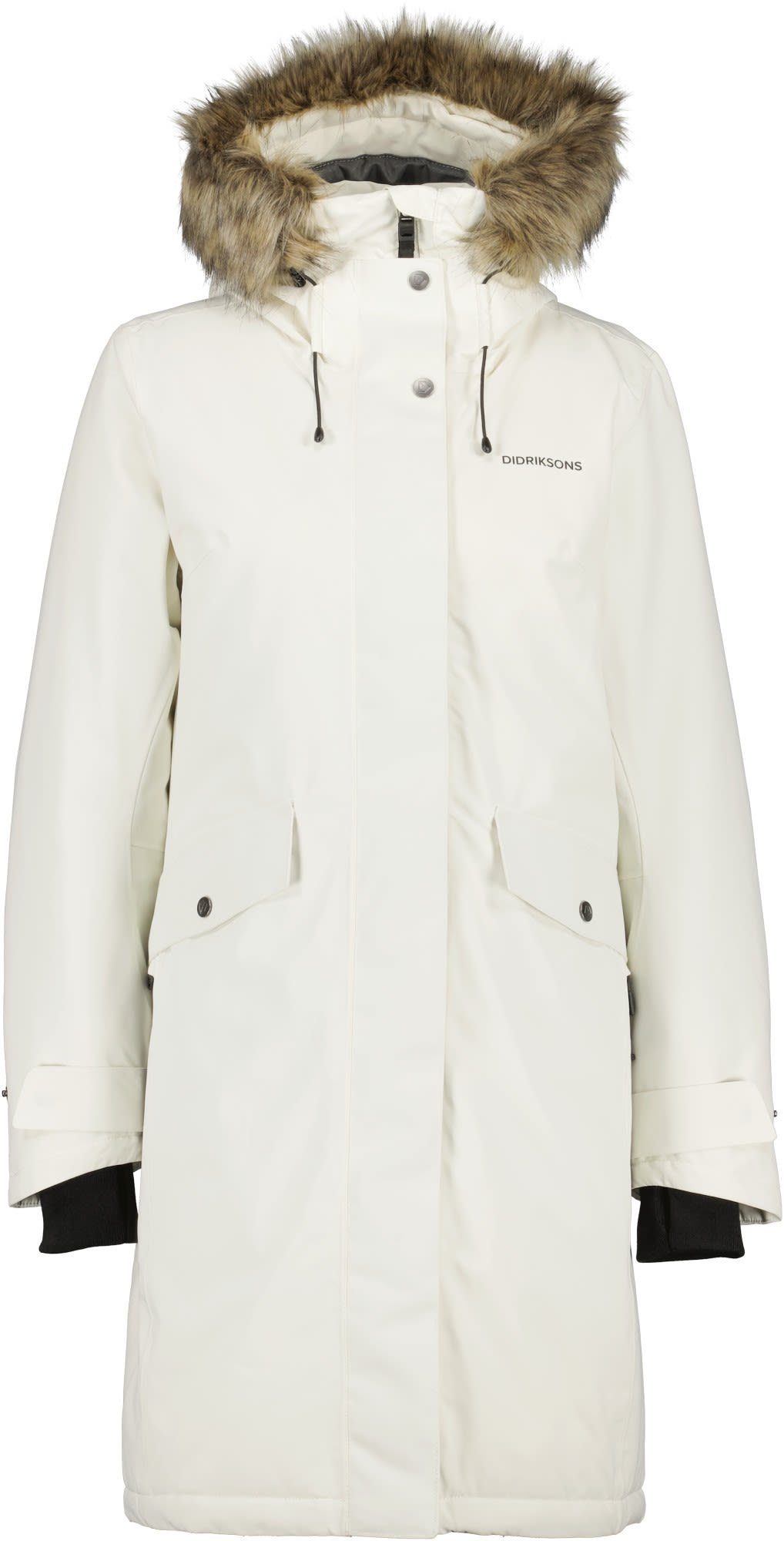 Didriksons Parka Didriksons W Erika Parka 3 Damen Parka White Foam | Übergangsjacken