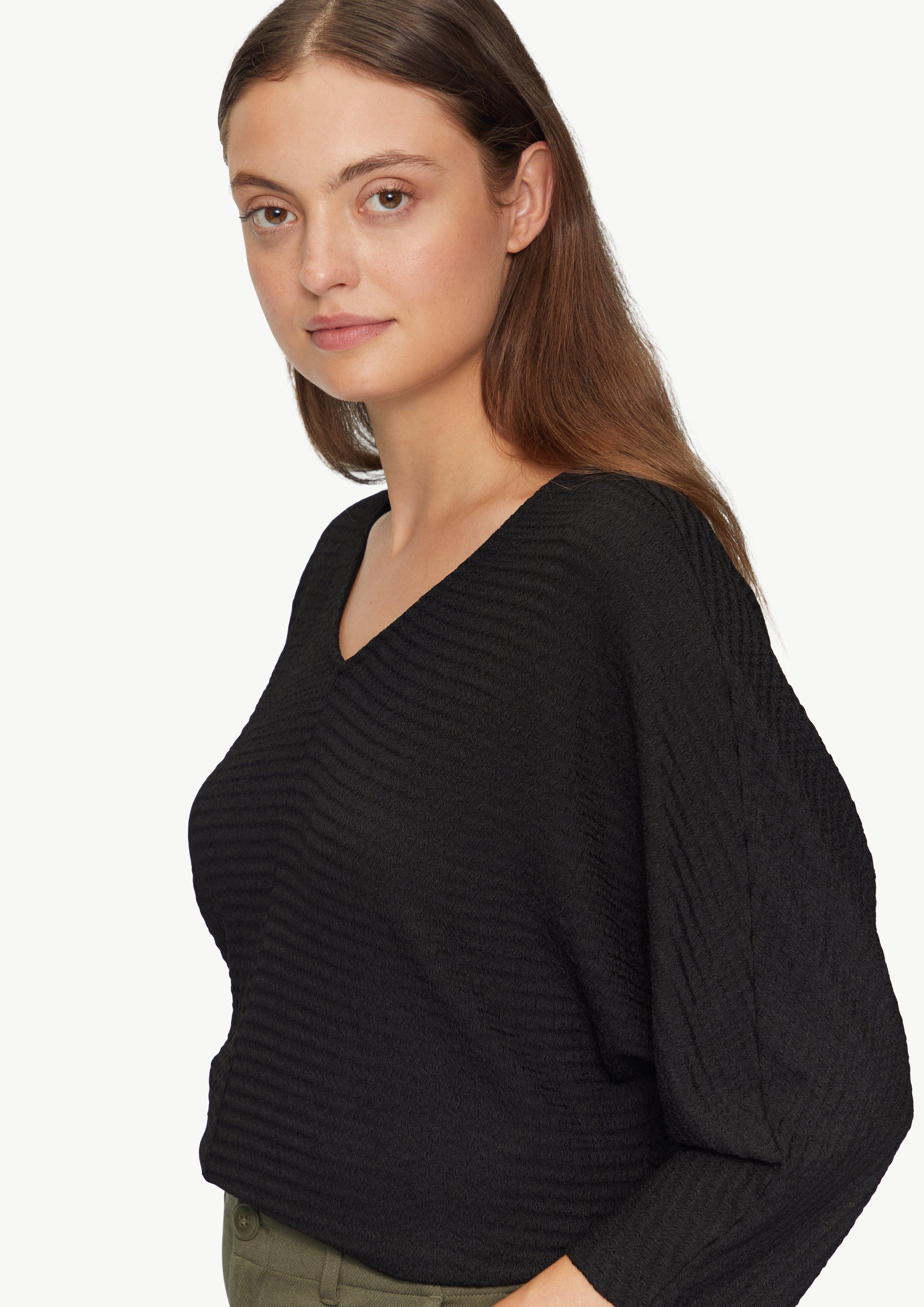 s.Oliver 3/4-Arm-Shirt mit Struktur günstig online kaufen