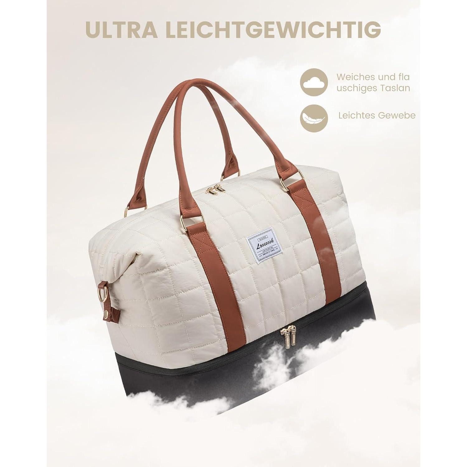 LuxusKollektion Weekender Große Damen Reisetasche mit