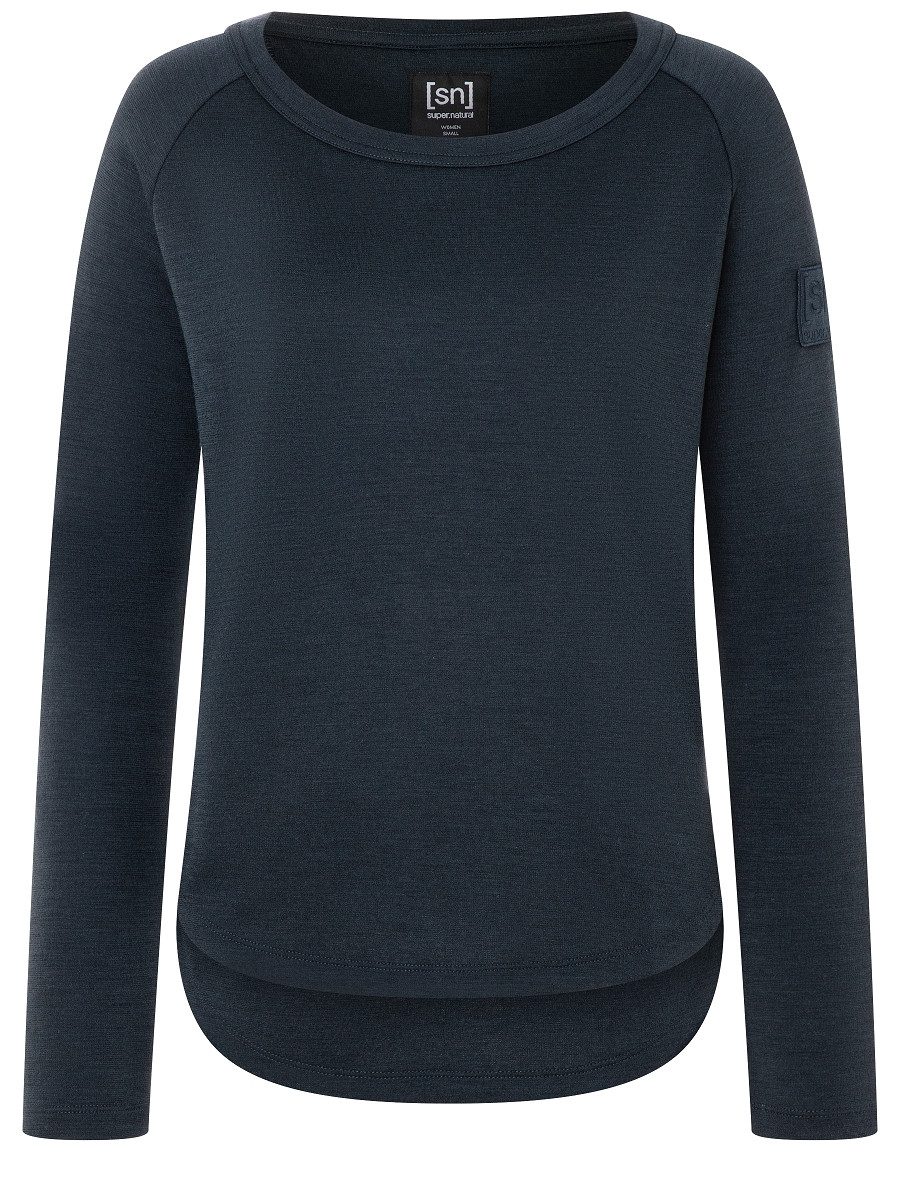SUPER.NATURAL Sweatshirt für Damen, nachhaltig, Merino EVERYDAY BIO CREW casual
