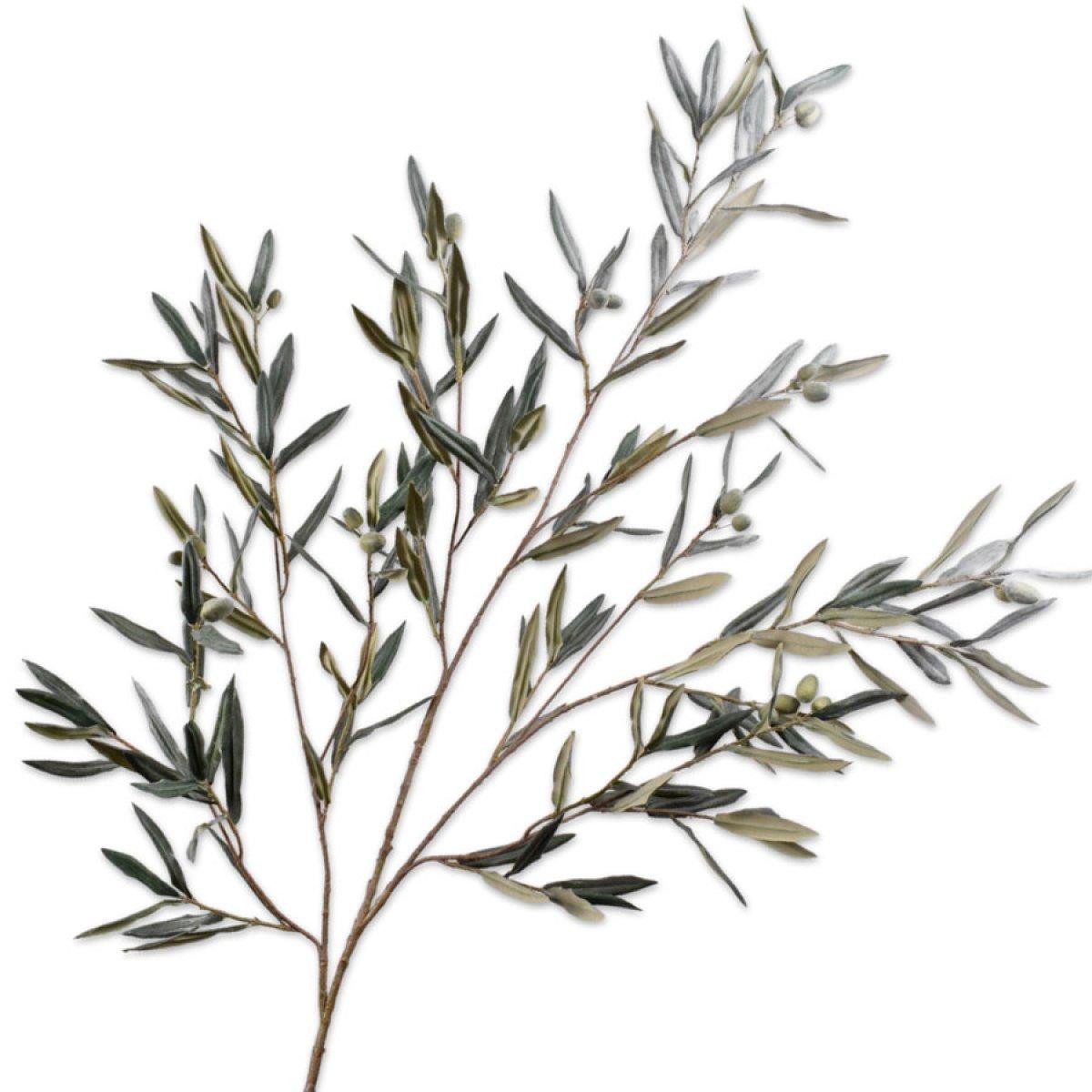 Künstliche Zimmerpflanze Seidenblume Oliven Zweige (134cm), SILK-KA