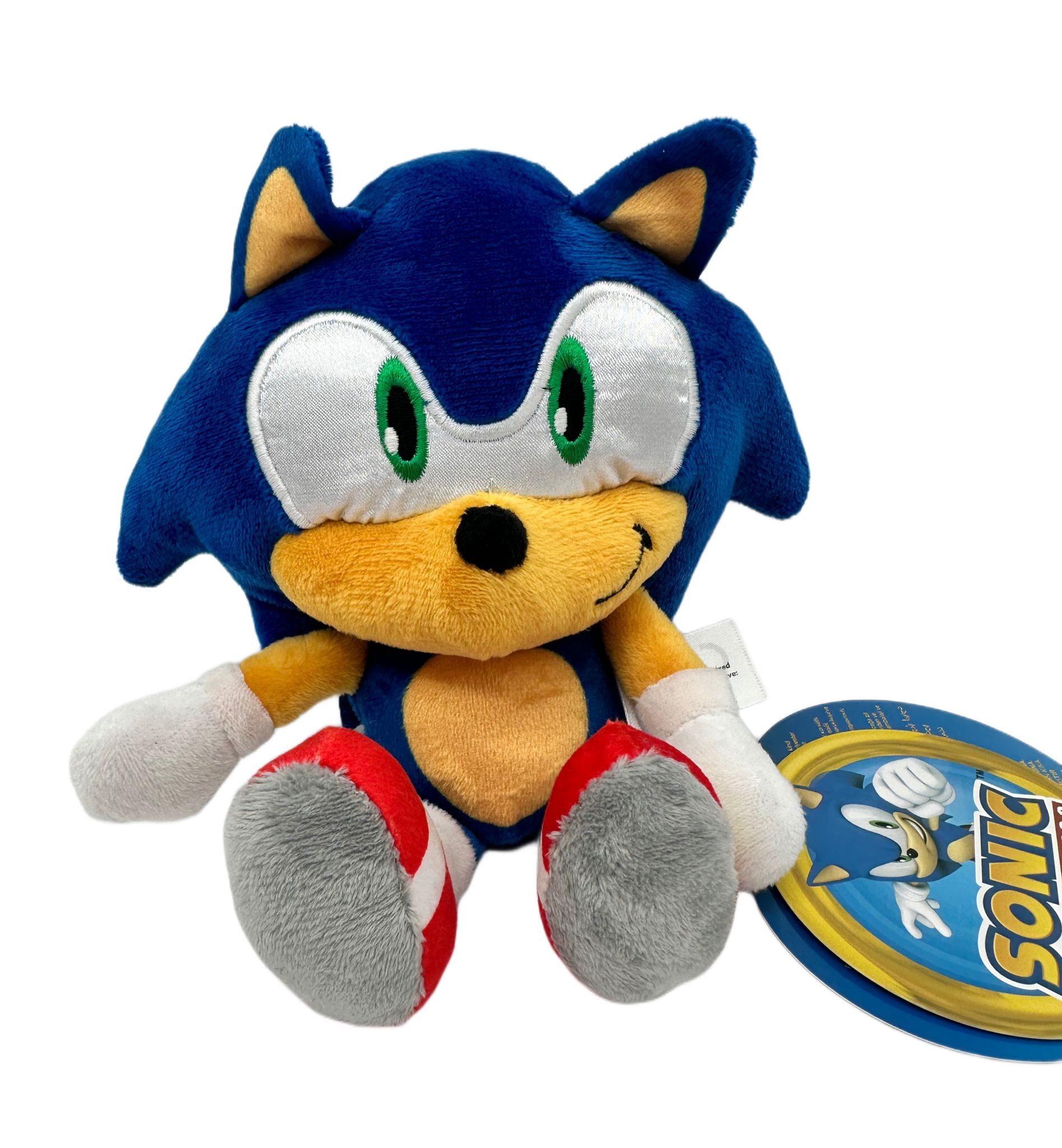 Play by Play Kuscheltier Sonic The Hedgehog perfekt Geschenkidee für Jungen&Mädchen blau (Spar Set, 1-St., Geschenk-Set), Weiches SEGA Sonic Plüschtier 22 cm, kuschelig und hochwertig