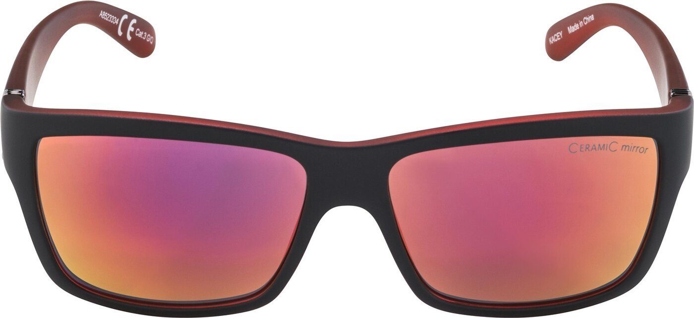 Alpina Sports Sonnenbrille KACEY BLACK MAT-RED günstig online kaufen