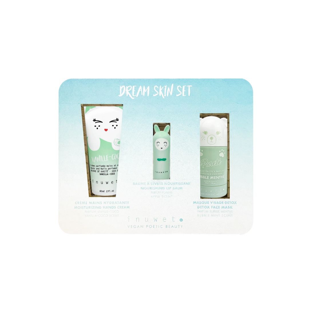 suebidou Pflege-Geschenkset Pflegeset in einer Geschenkbox 'Dream Skin Set Aqua', nachhaltig, kreativ