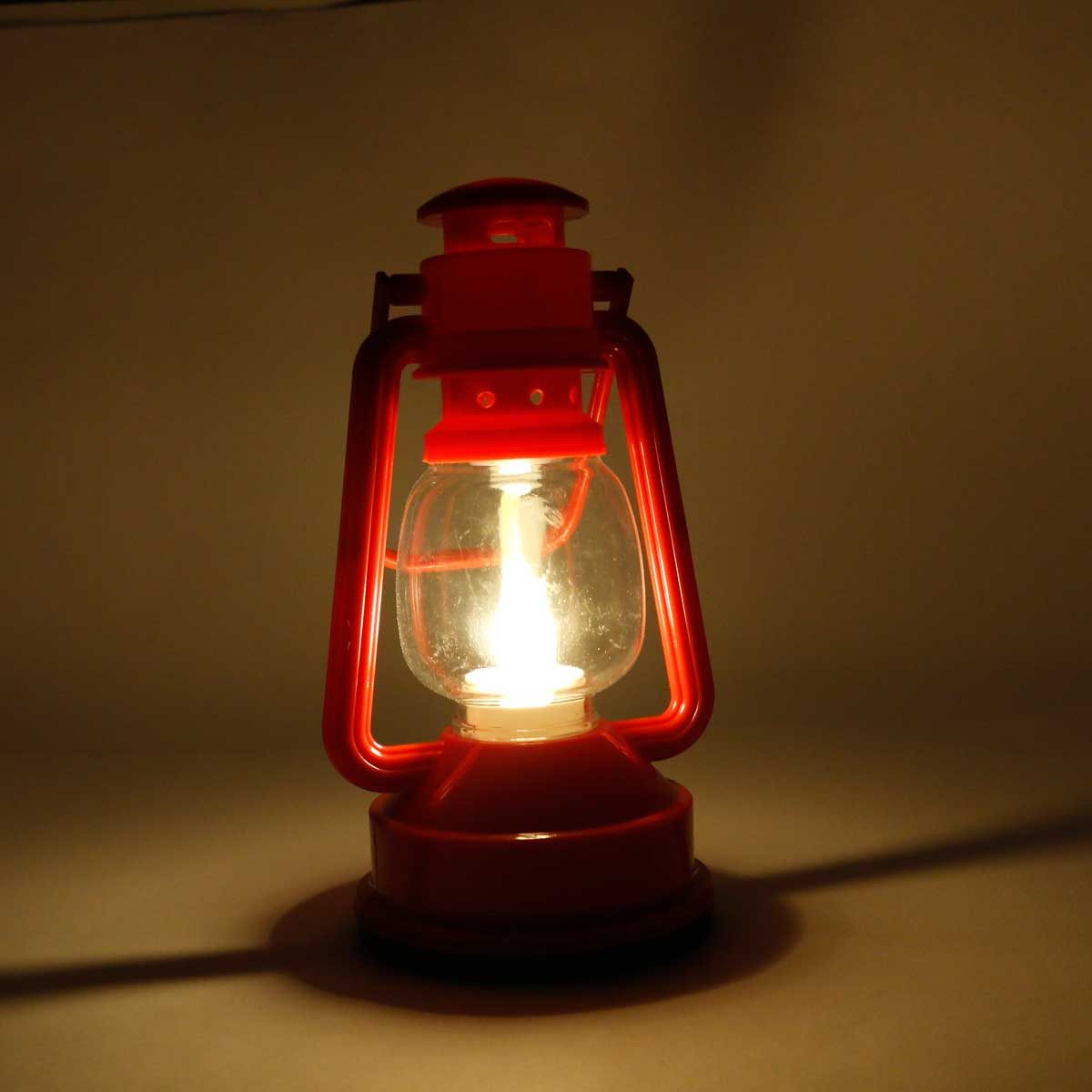 STAR TRADING LED Laterne LED Kunststofflaterne "Niko" warmweiß flackernd, warmweiß