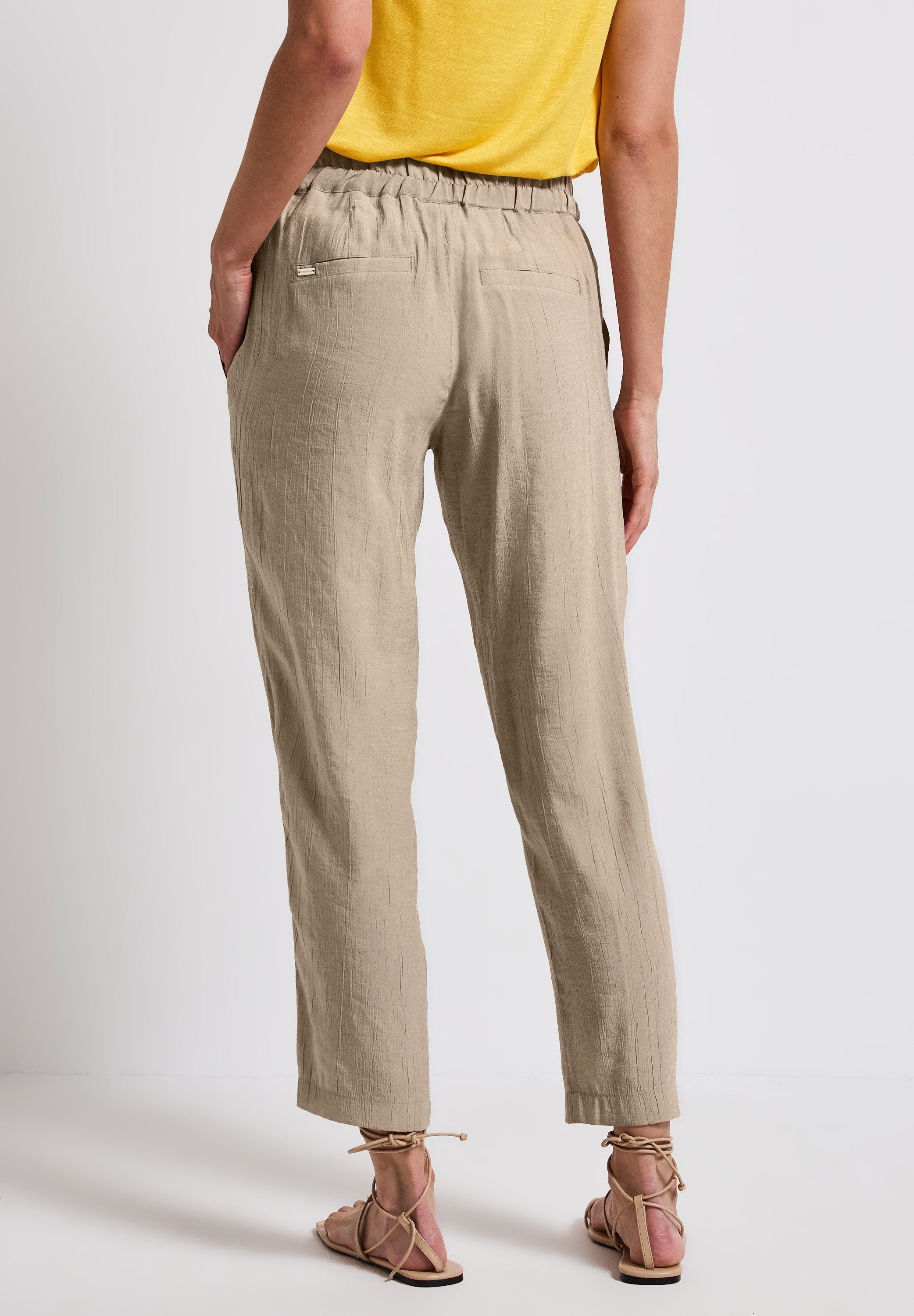 STREET ONE Röhrenhose, mit Elastikbund günstig online kaufen