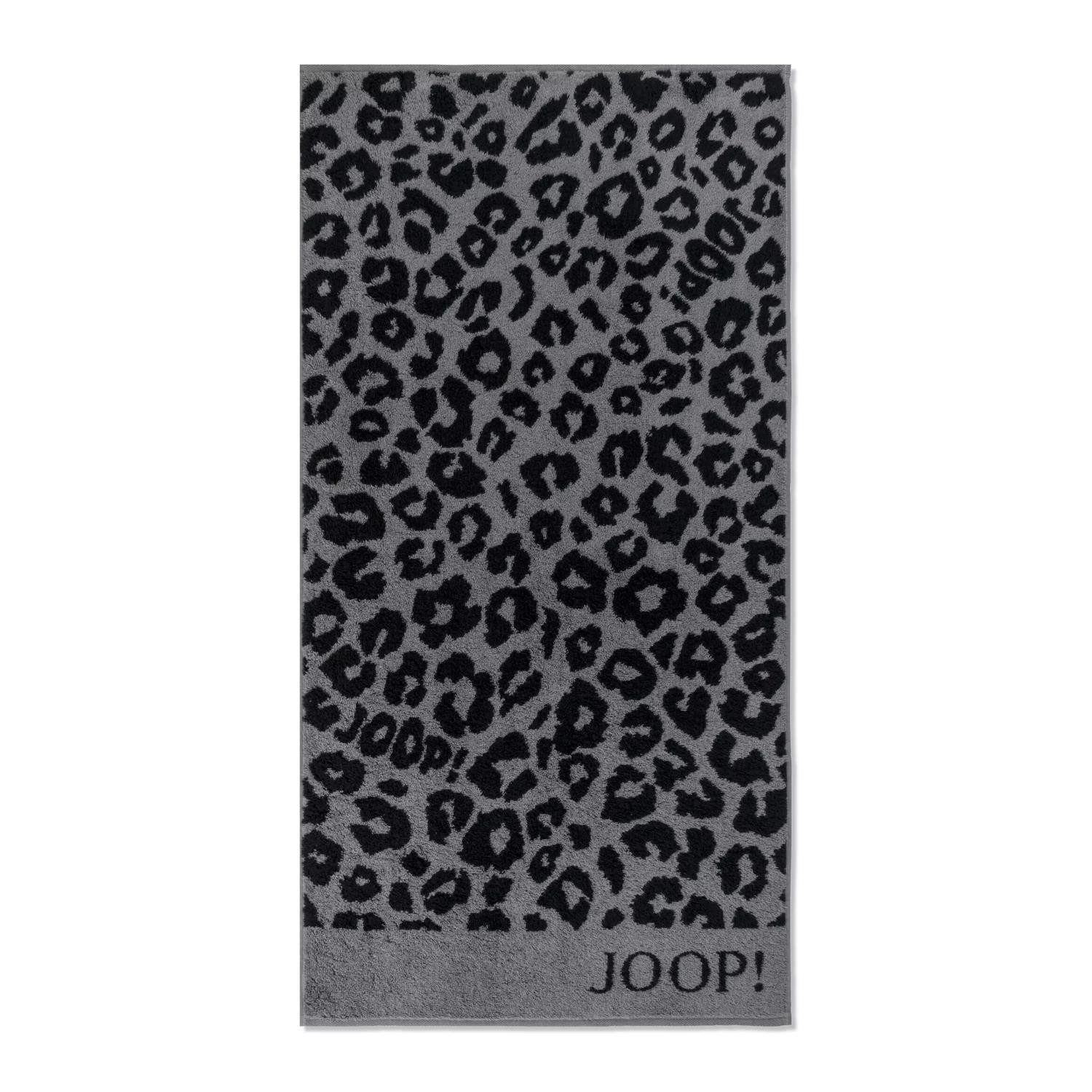 JOOP! Handtuch Joop! Handtuch Duschtuch Gästetuch Leo Allover 1707-90 graphit, Walkfrottier (1-St), 100% Baumwolle