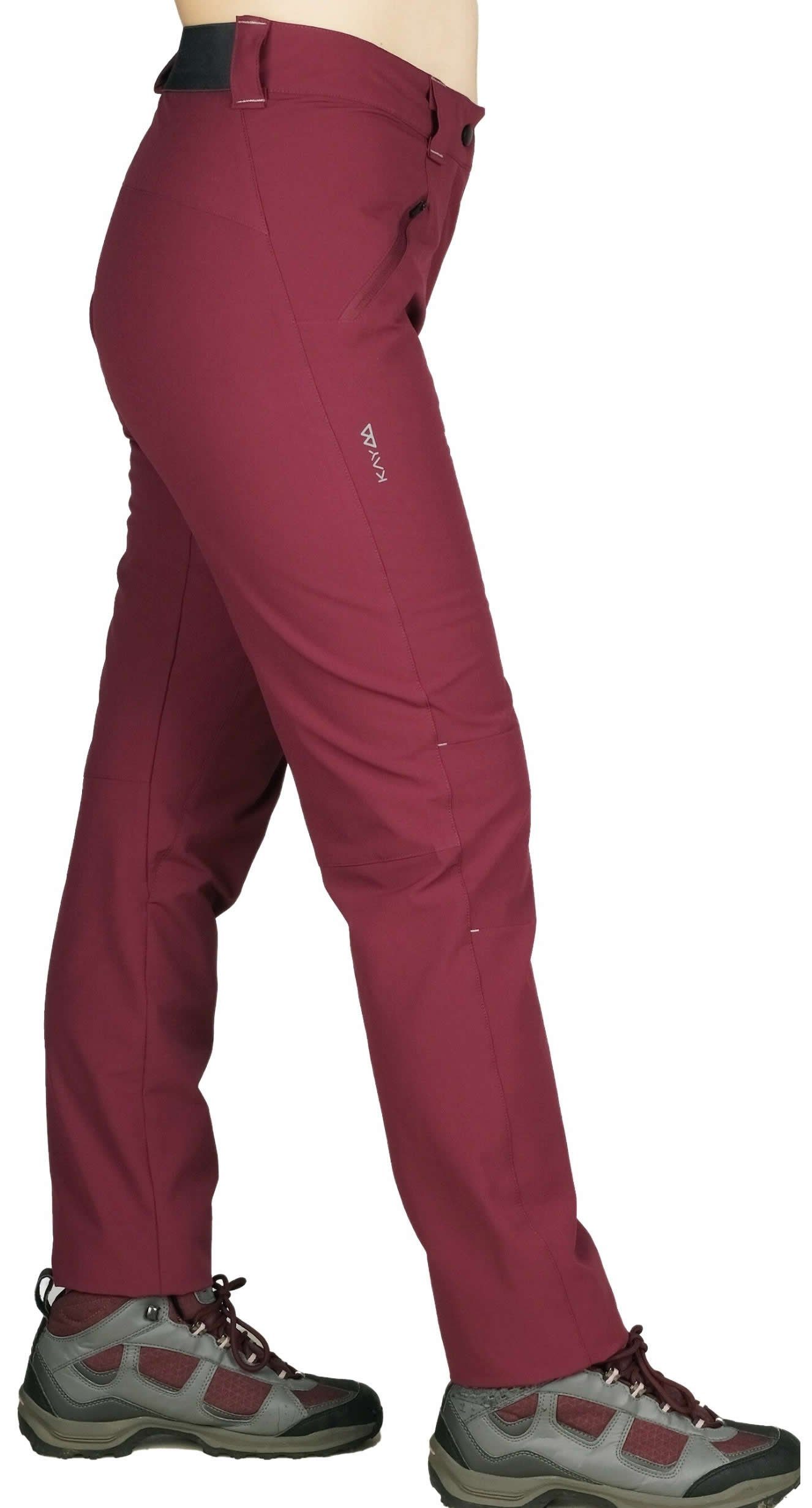 Kaymountain Trekkinghose Damen Wander Outdoor Hose Saas Fee Hybrid Thermo Rubin 48