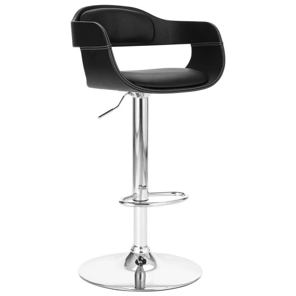 Barhocker Barhocker Schwarz Kunstleder