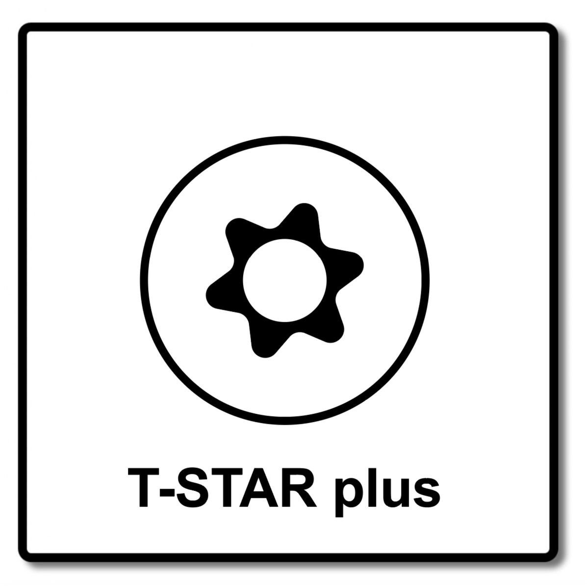 T40 plus T-STAR Terrassenschraube mm 8,0 (0251010802405) SPAX Torx 240 Tellerkopfschraube x 50 SPAX Stk. HI.FORCE WIROX Teilgewinde 4CUT