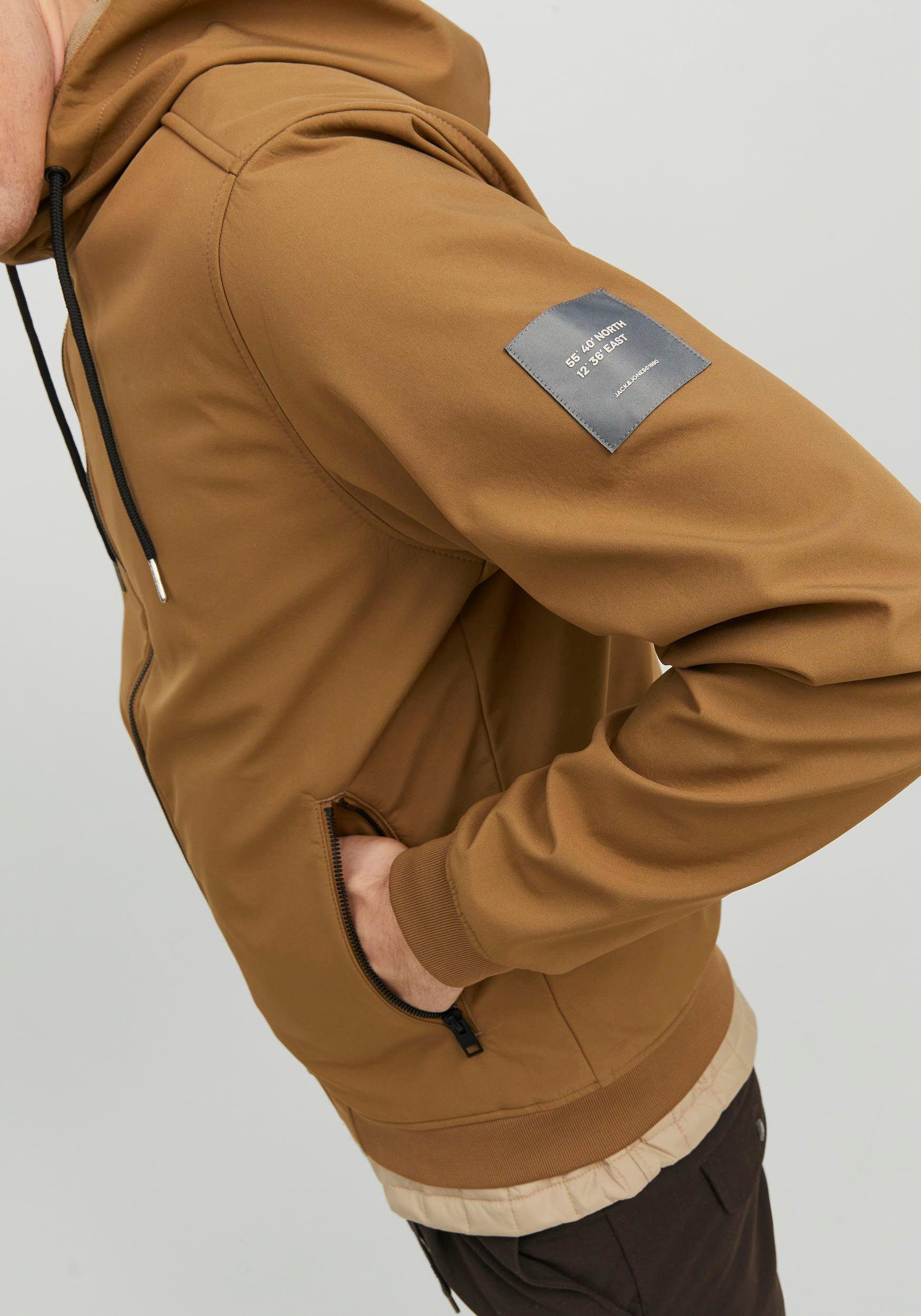Jack & Jones Softshelljacke JJEBASIC mit wasserabweisender Funktion Kunstfaser, regular fit