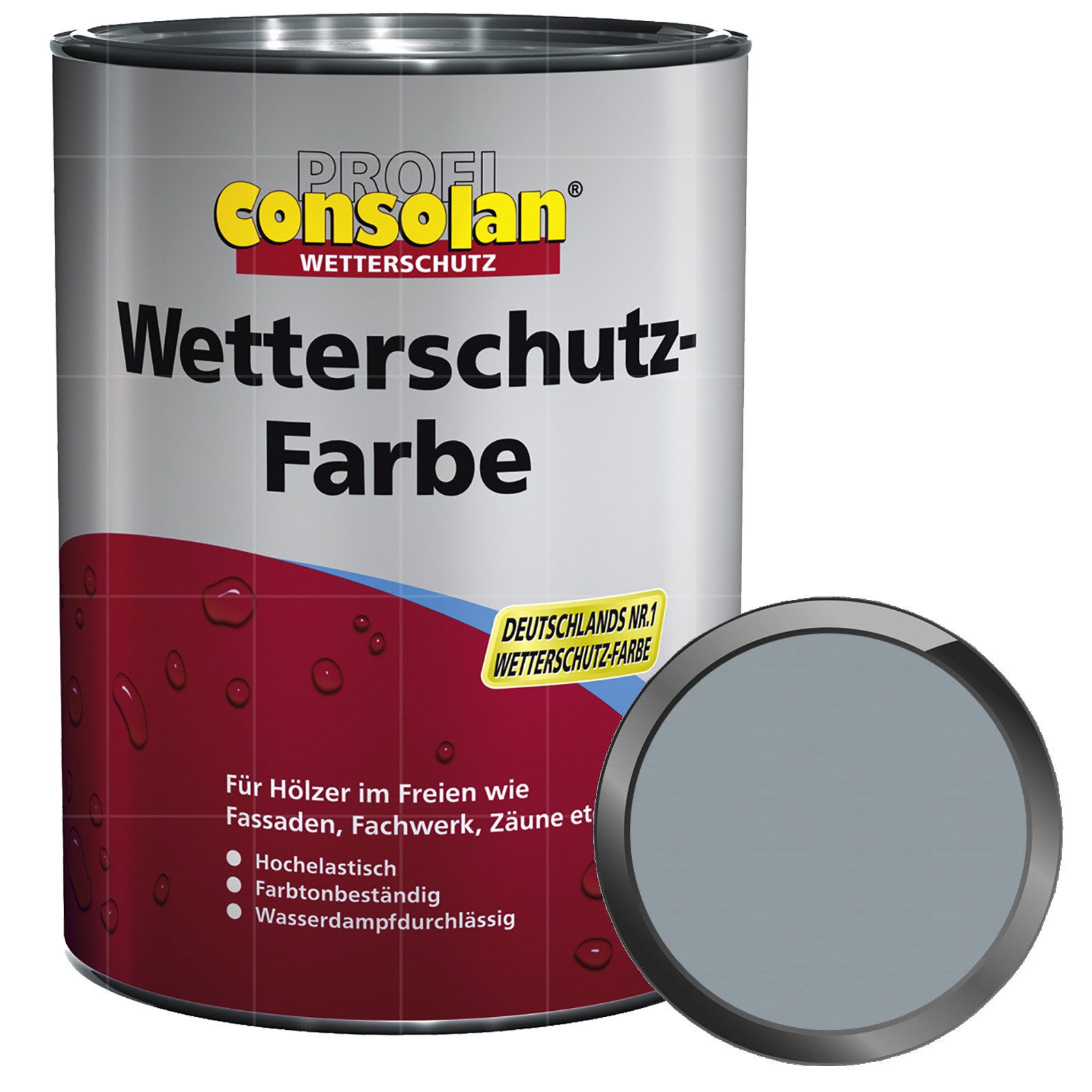 Consolan  Wetterschutzfarbe Profi Wetterschutz-Farbe - 0.75 Ltr