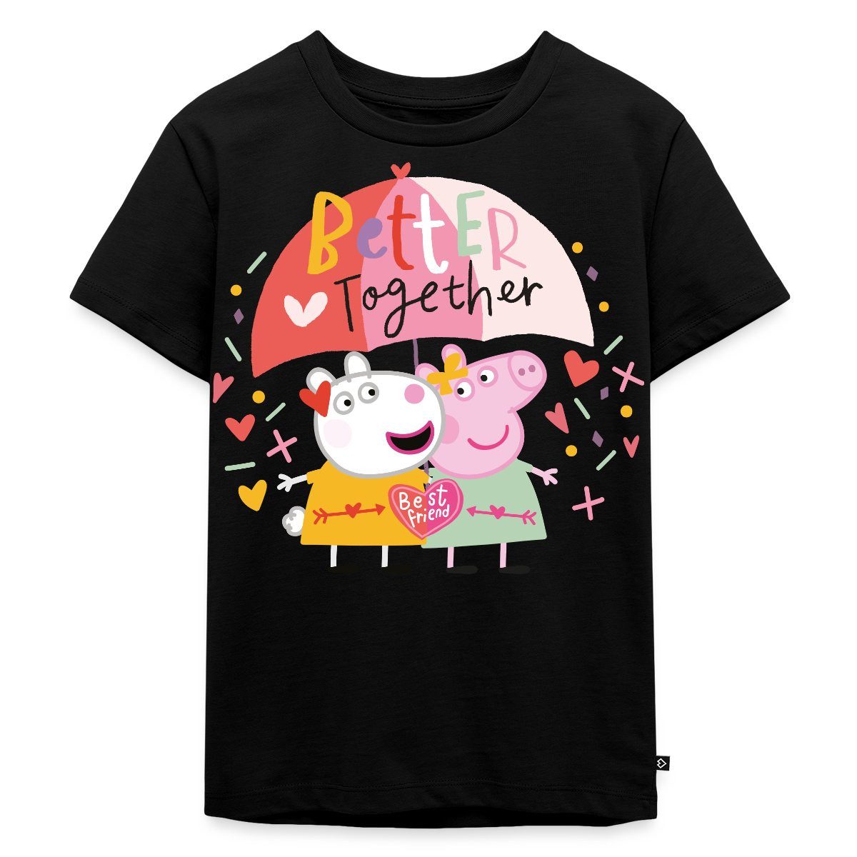 Spreadshirt T-Shirt Peppa Wutz Und Luzie Locke Better Together Kinder Premium T-Shirt (1-tlg)