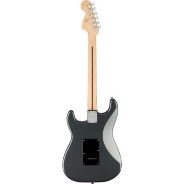 Squier E-Gitarre, E-Gitarren, ST-Modelle, Affinity Series Stratocaster HH LRL Charcoal Frost Metallic -