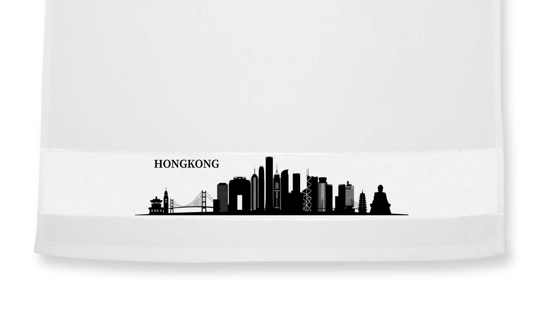 die Stadtmeister Geschirrtuch Skyline Hongkong