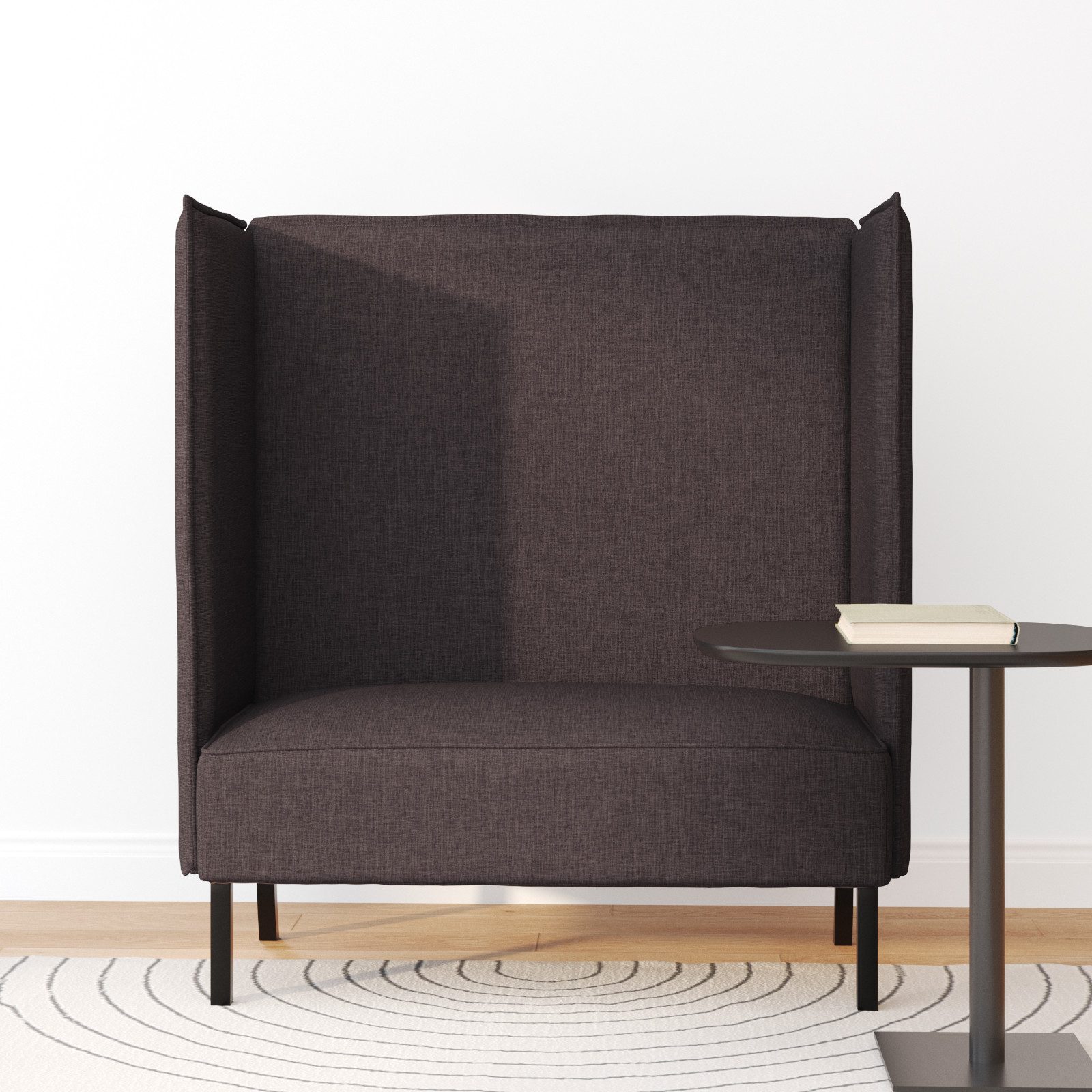vidaXL Sofa Hochlehnen-Sofa Dunkelbraun 109x56x121 cm günstig online kaufen