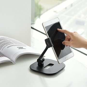 hjh OFFICE Handy & Tablet Halterung FLEXMOBI IV Handy-Halterung, (stabil, Halterungsarm um 360° drehbar und 180° neigbar)