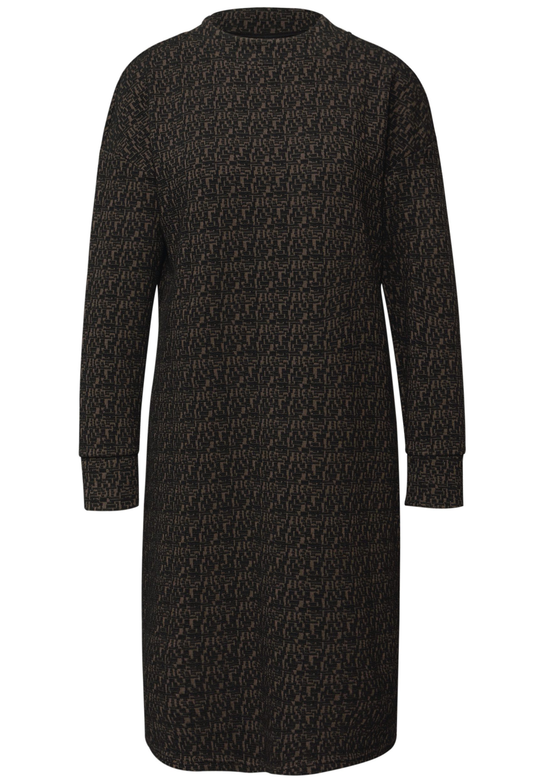 STREET ONE Druckkleid Struktur T-shirt Dress_Dessin günstig online kaufen