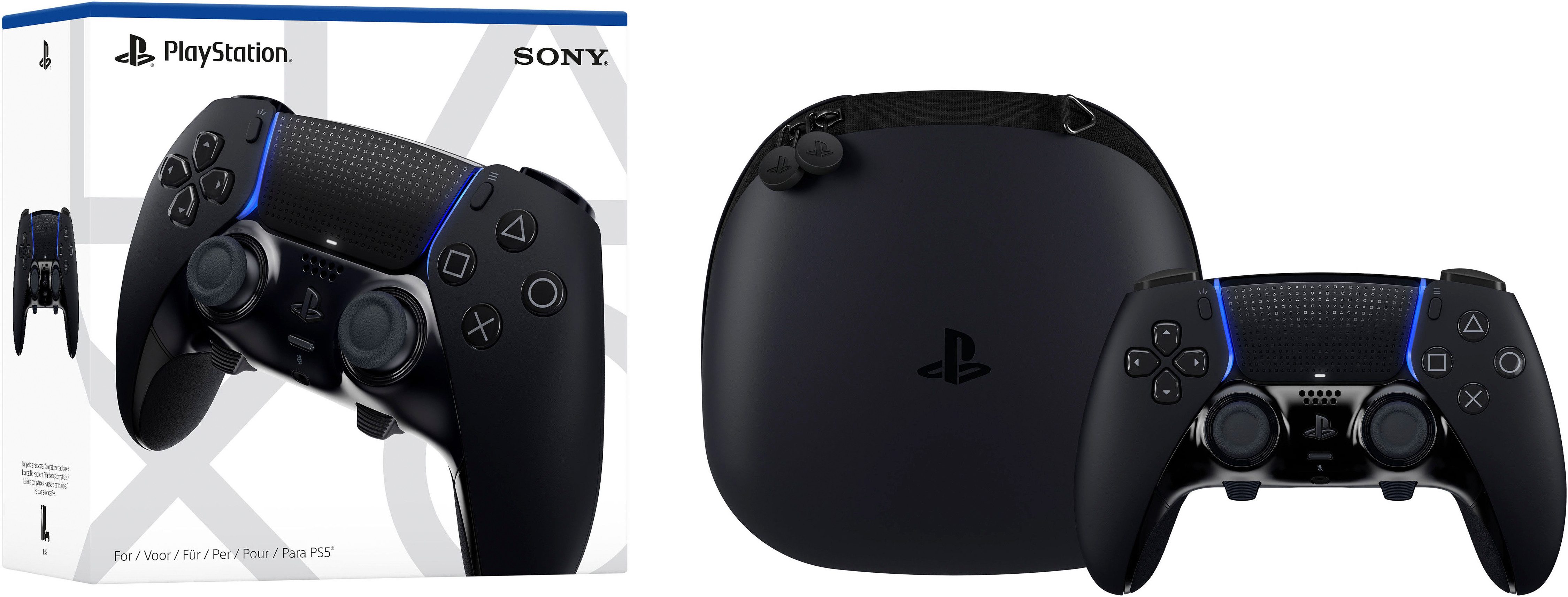 PlayStation 5 DualSense Edge Wireless Midnight Black Controller
