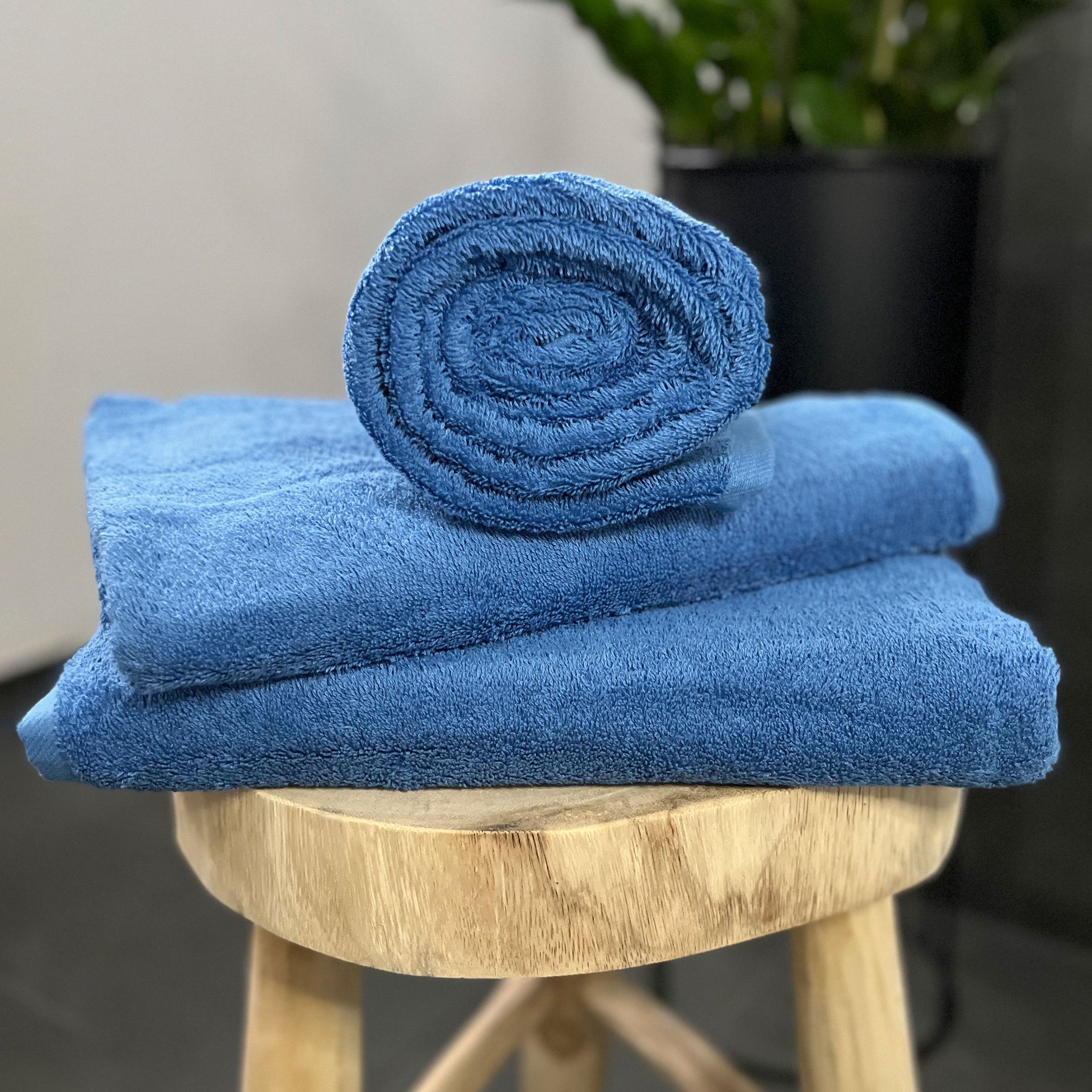 ZOLLNER Duschtücher, Walkfrottier (3-St), 70 x günstig online kaufen