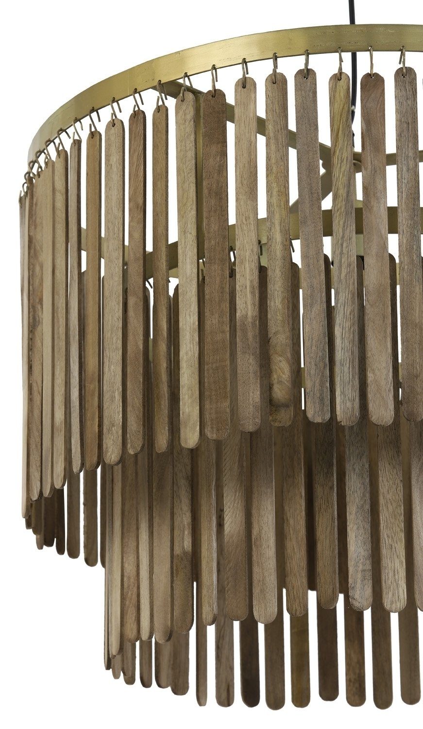 Light & Living Pendelleuchte GULARO, H 150 cm, Holz, Metallgestell, max. 40 Wat, ohne Leuchtmittel, Hängeleuchte, Hängelampe