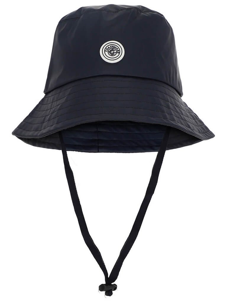 Coastguard Regenhut Unisex Regenmütze mit Zugband - wasserdicht am oberen Kopfbereich