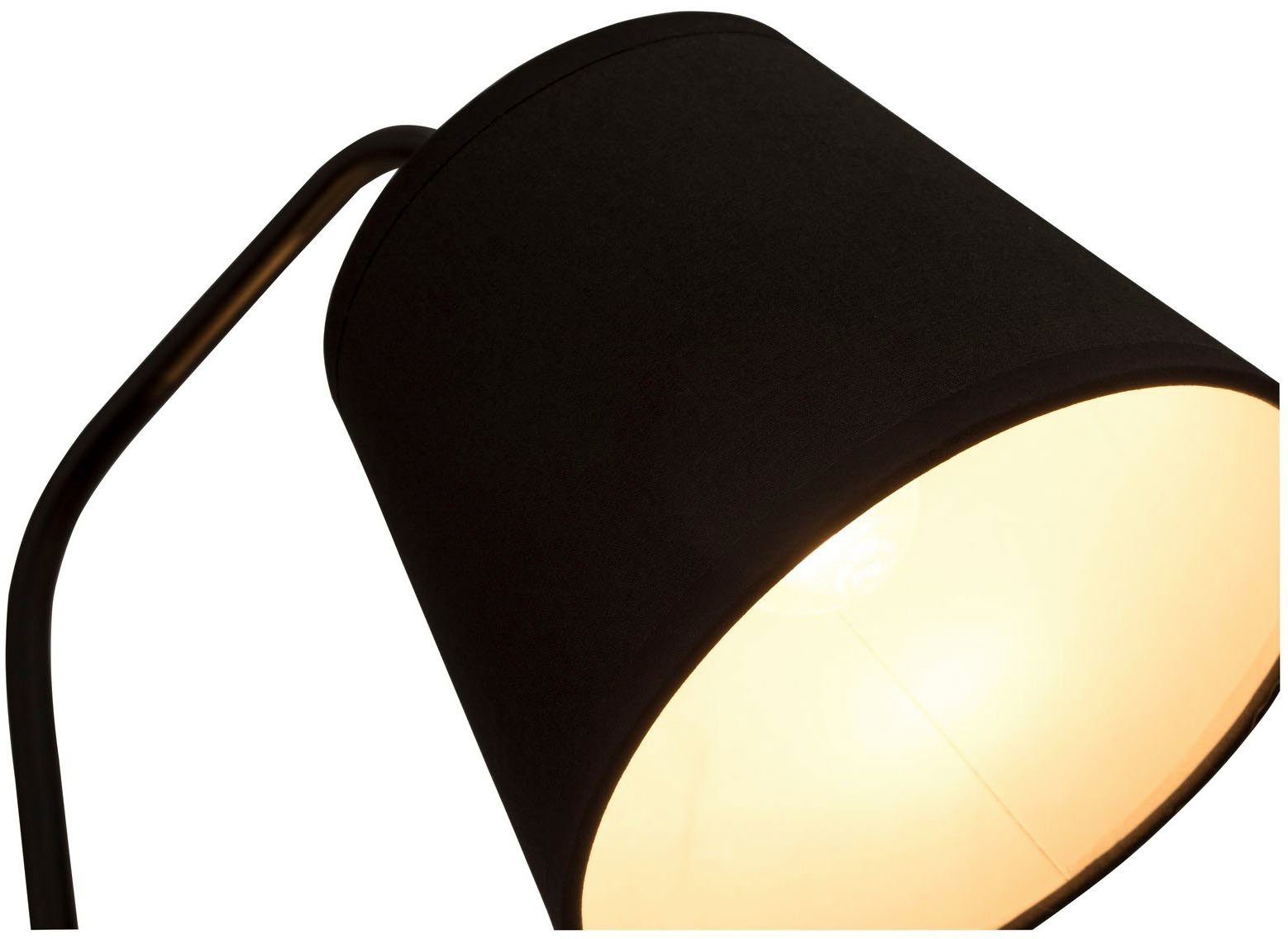 Pauleen Schreibtischlampe True Elegance, ohne Stoffschirm Leuchtmittel, E14, Schwarz