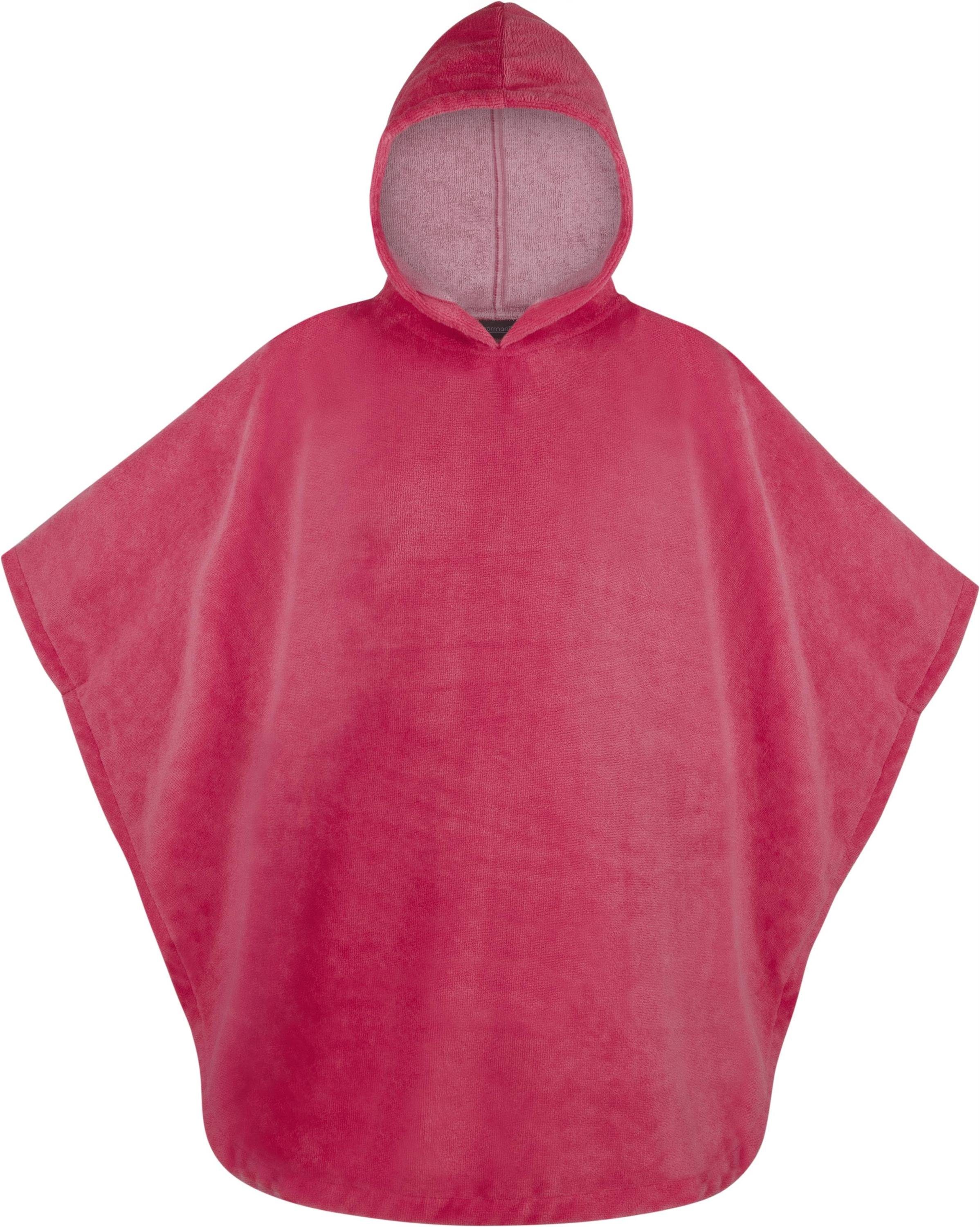 normani Badeponcho Unisex Badeponcho Fès, Midilänge, Mischfaser, Kapuze, Schlupf, mit Kapuze