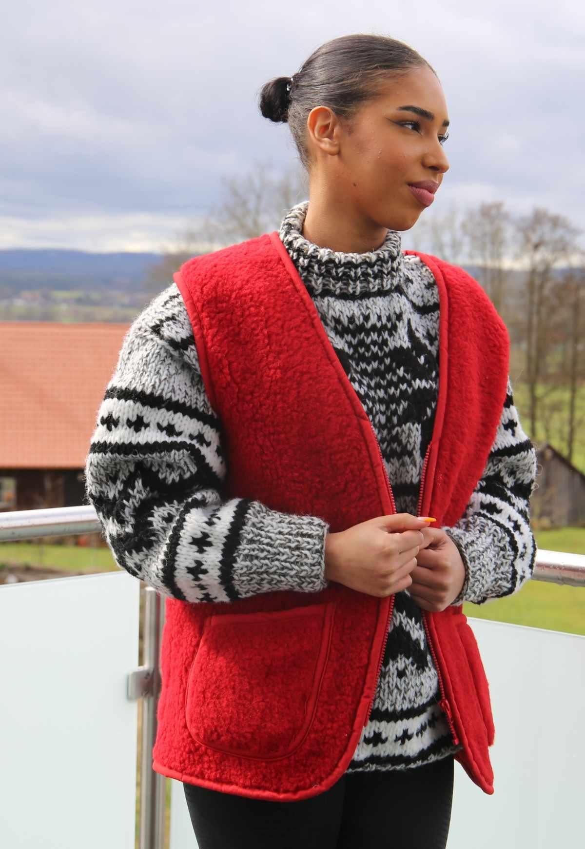 Hollert Winterjacke Lammfelljacke TOMEK